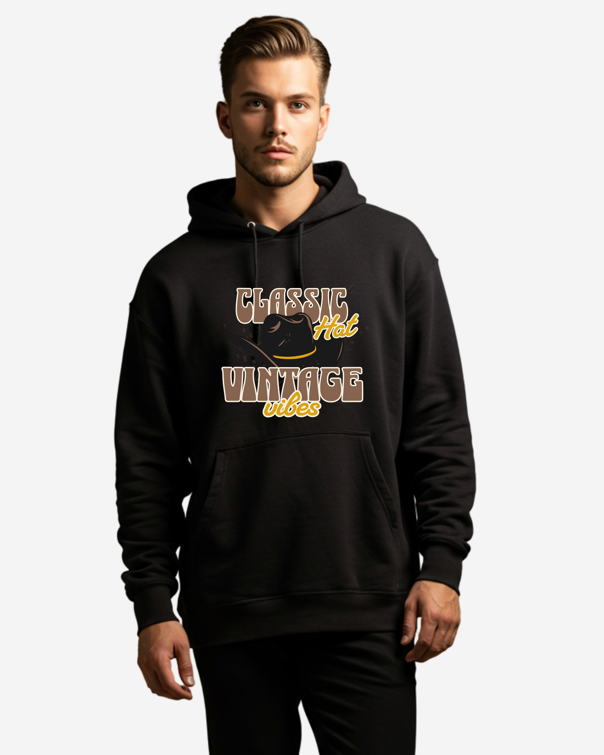 Classic Hat Men's Oversized Hoodie