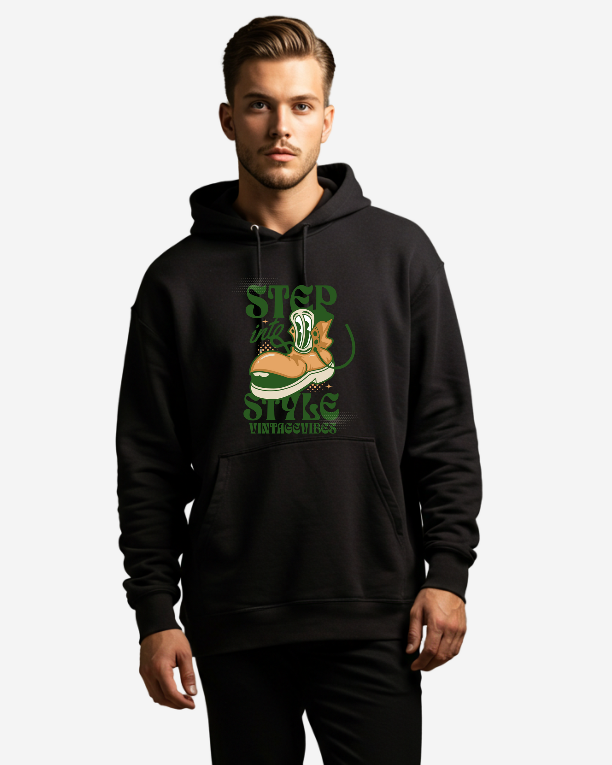 Retro Shoes Men's Oversized Hoodie
