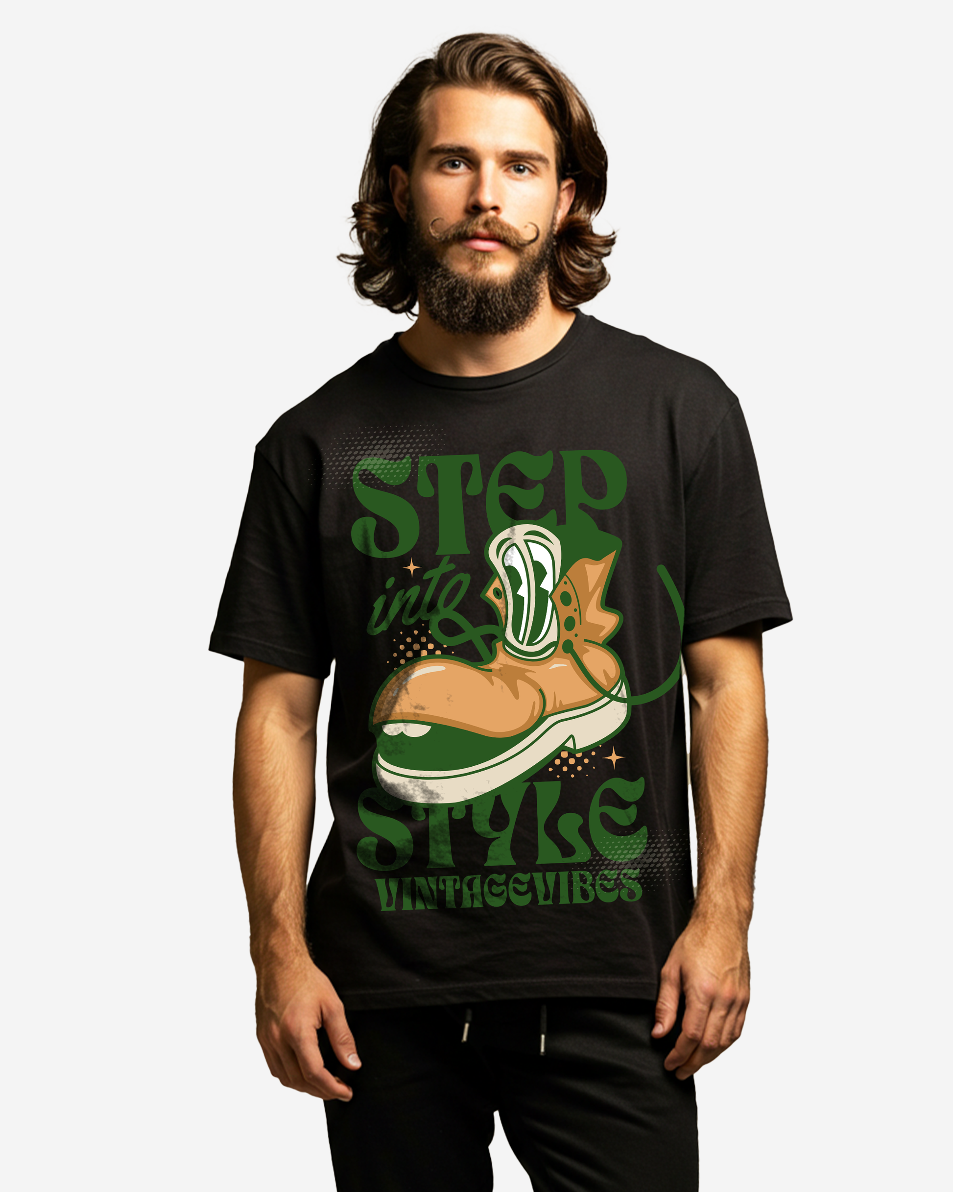 Retro Shoes Men's Oversized T-Shirt