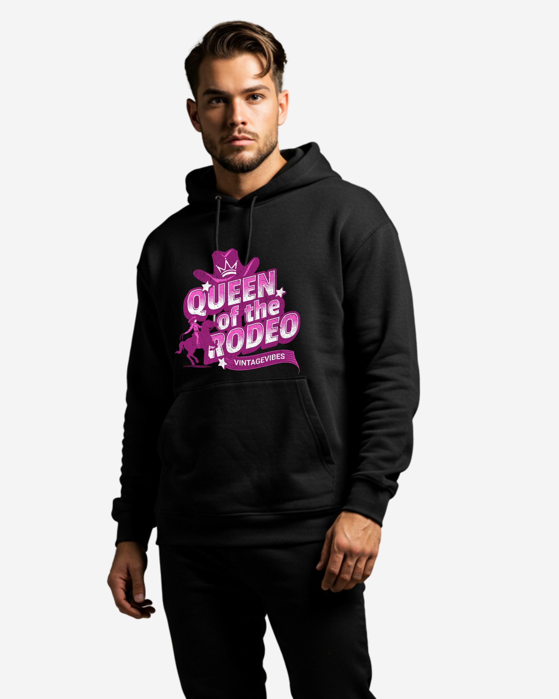 Queen of the Rodeo Men's Oversized Hoodie