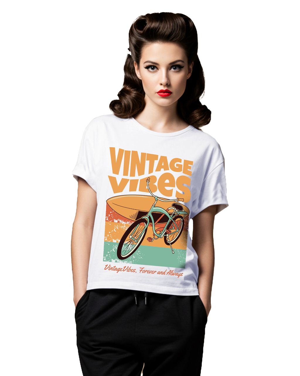Endless Summer Retro Women's Oversized T-Shirt
