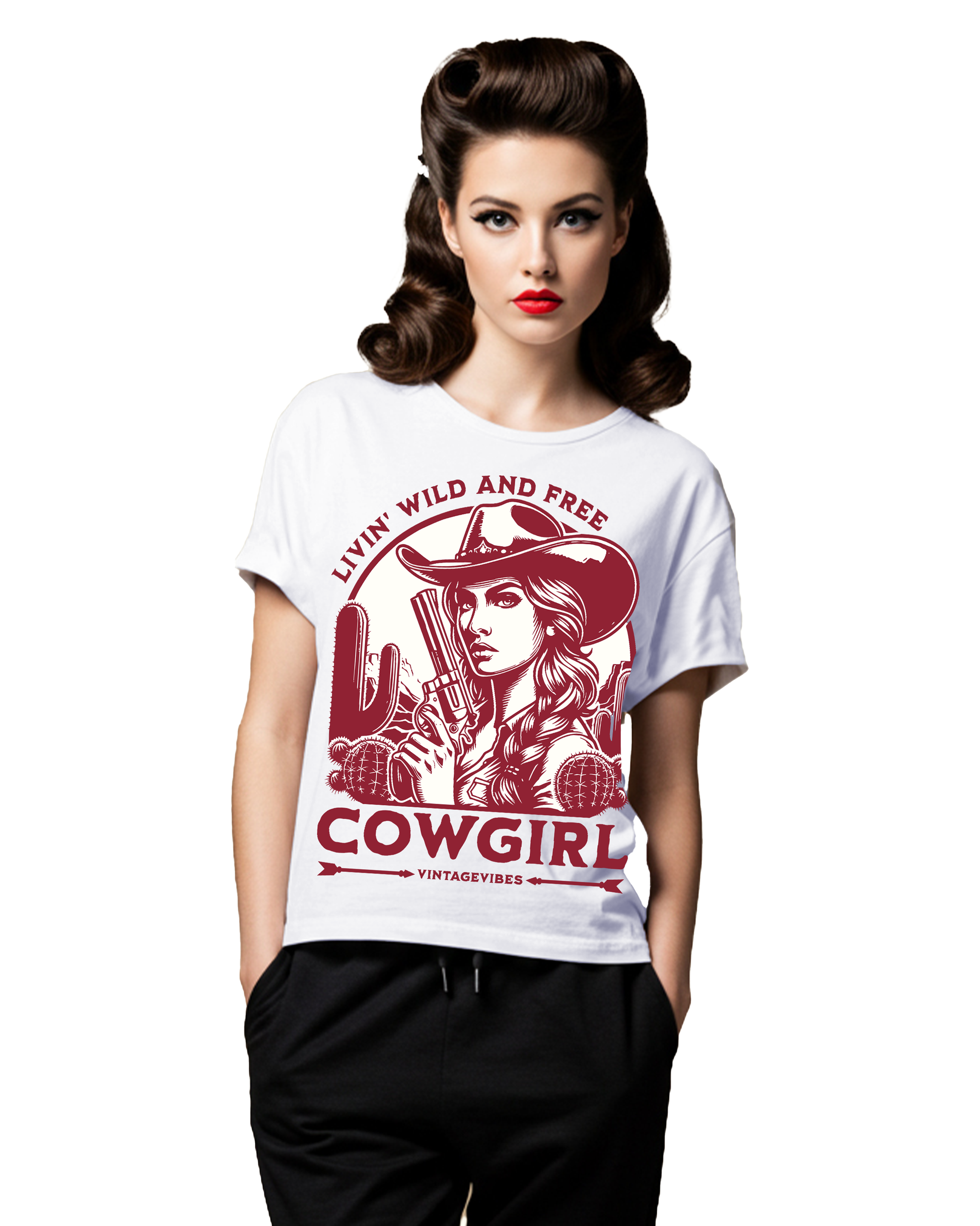 Cowgirl Women's Oversized T-Shirt