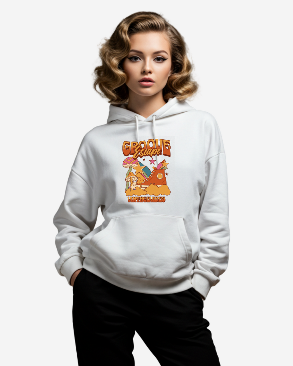 Groove Escape Women's Oversized Hoodie