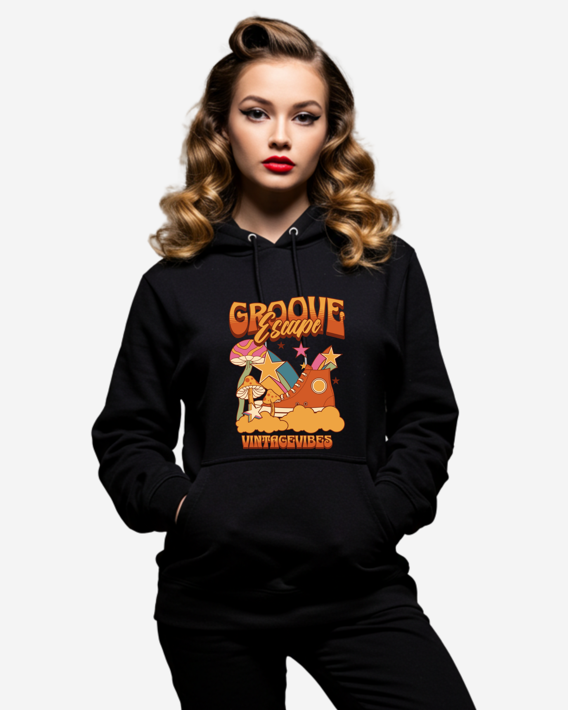Groove Escape Women's Oversized Hoodie