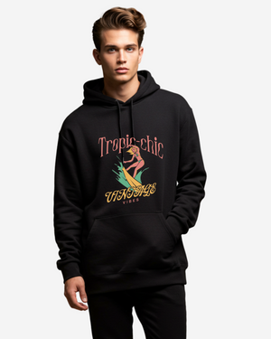 Tropic-Chic Men's Oversized Hoodie