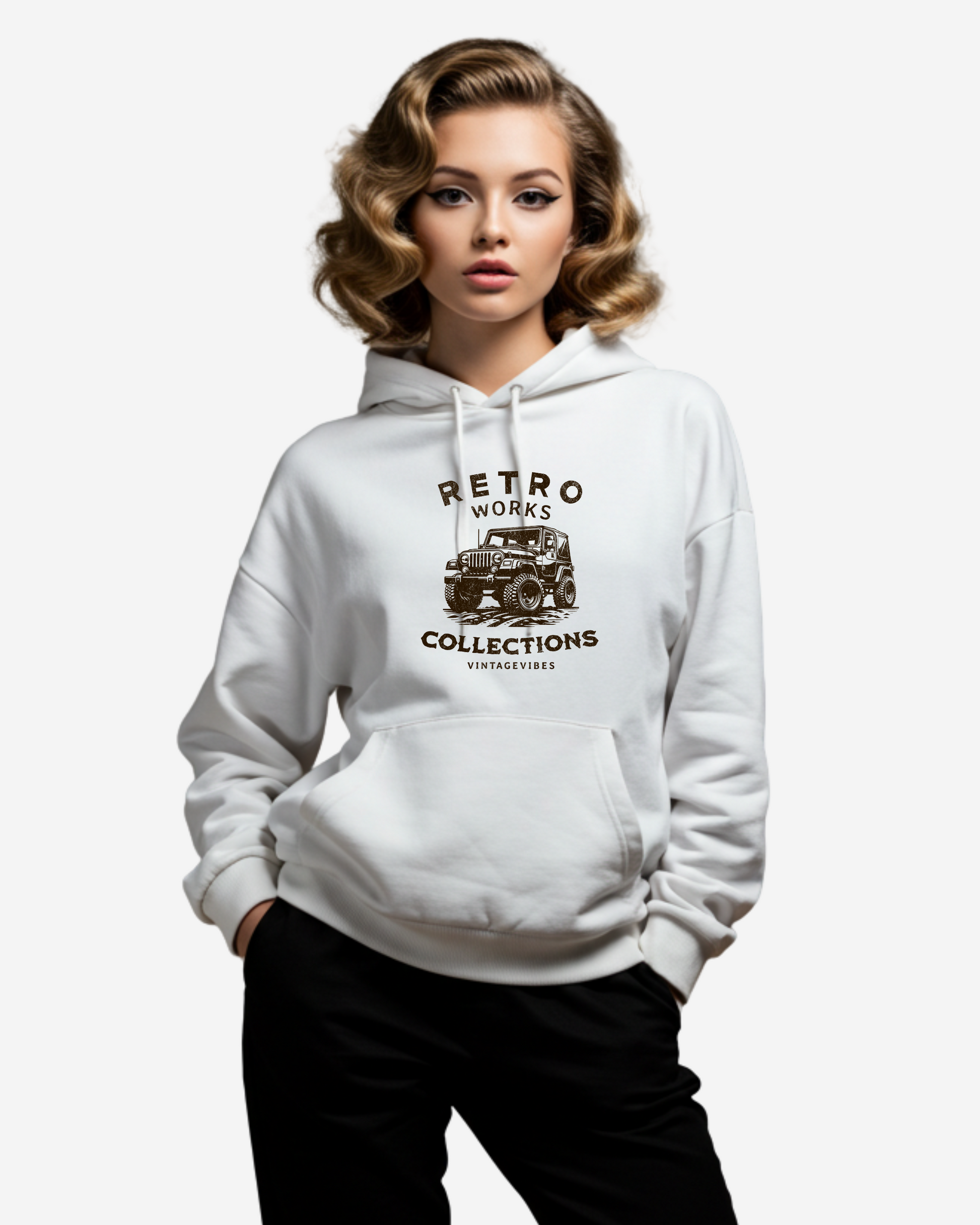Vintage Works Women's Oversized Hoodie