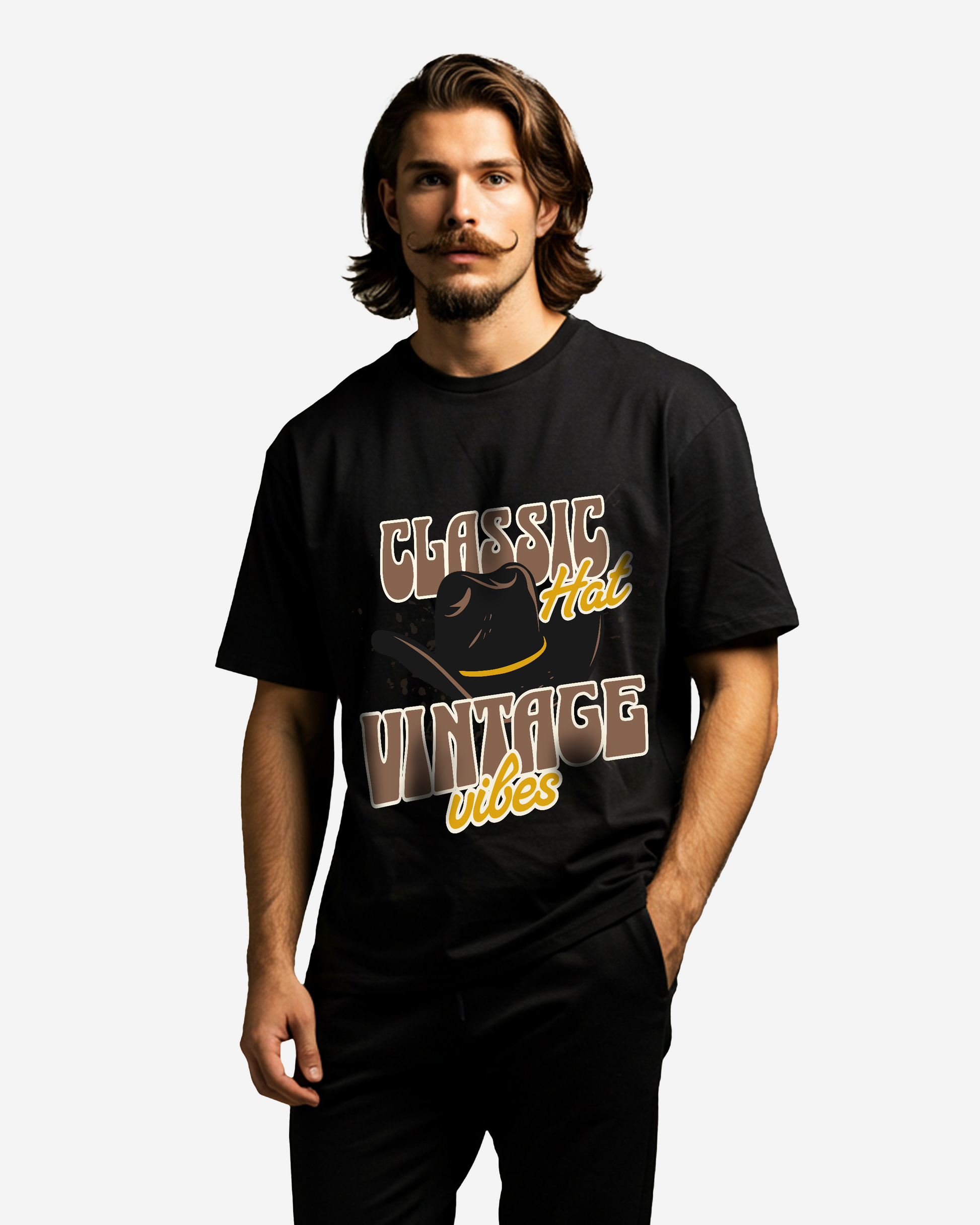Classic Hat Men's Oversized T-Shirt
