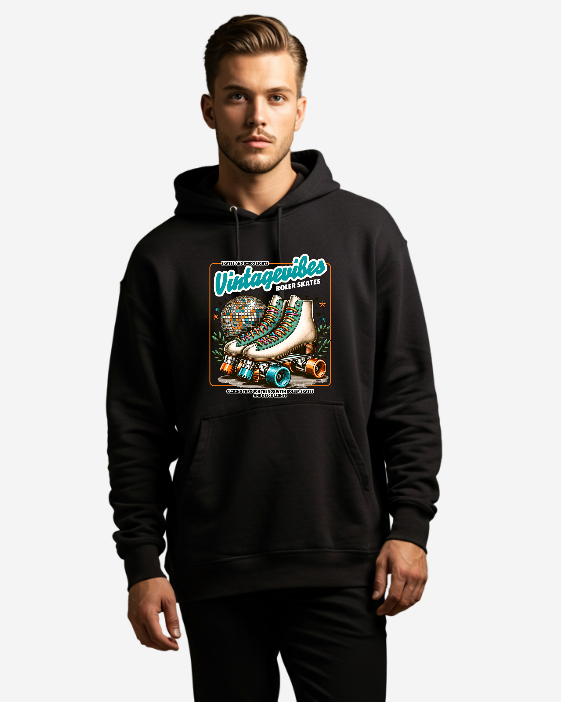 Disco Vibes Men's Oversized Hoodie