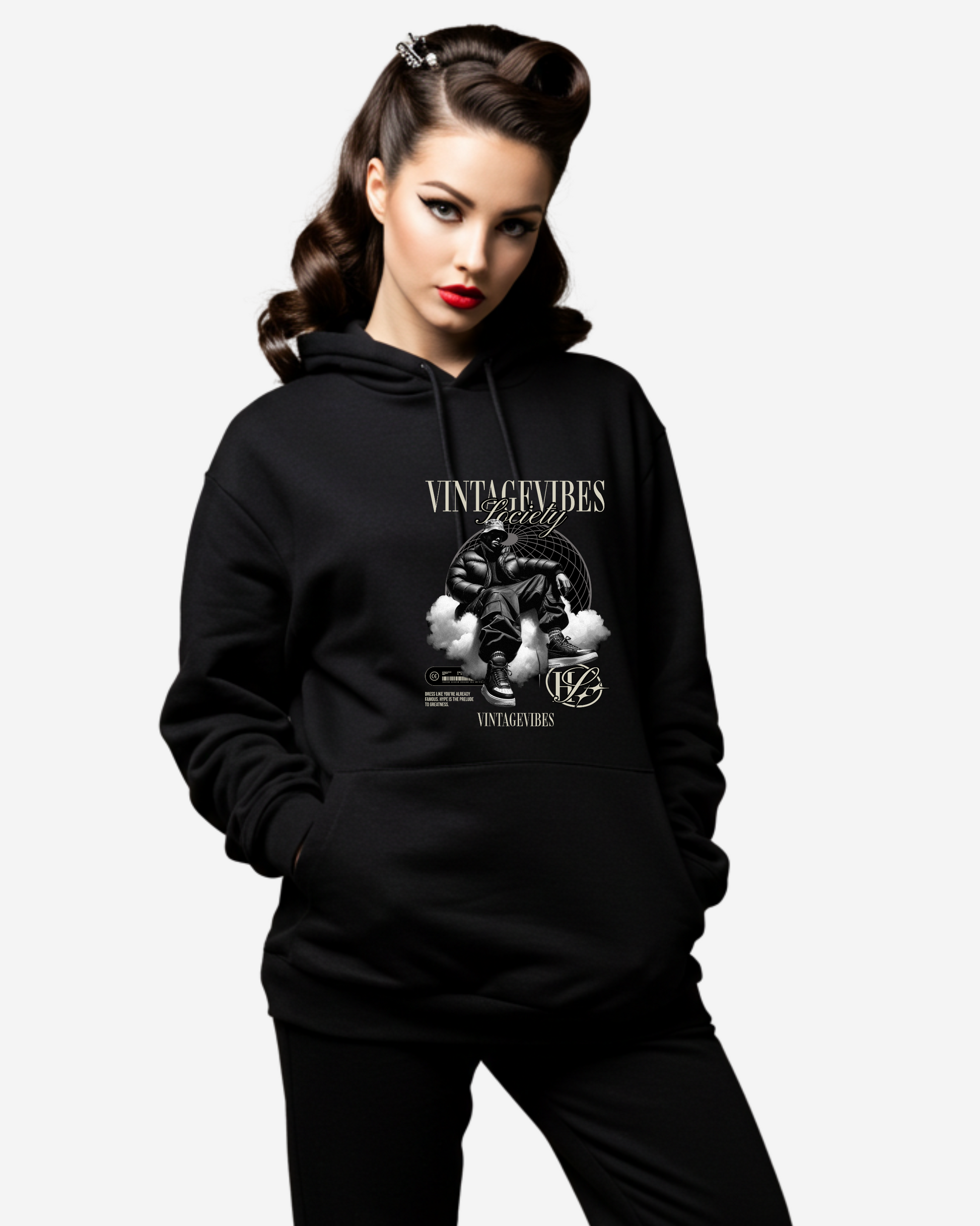 Streetwear Graphic Women's Oversized Hoodie
