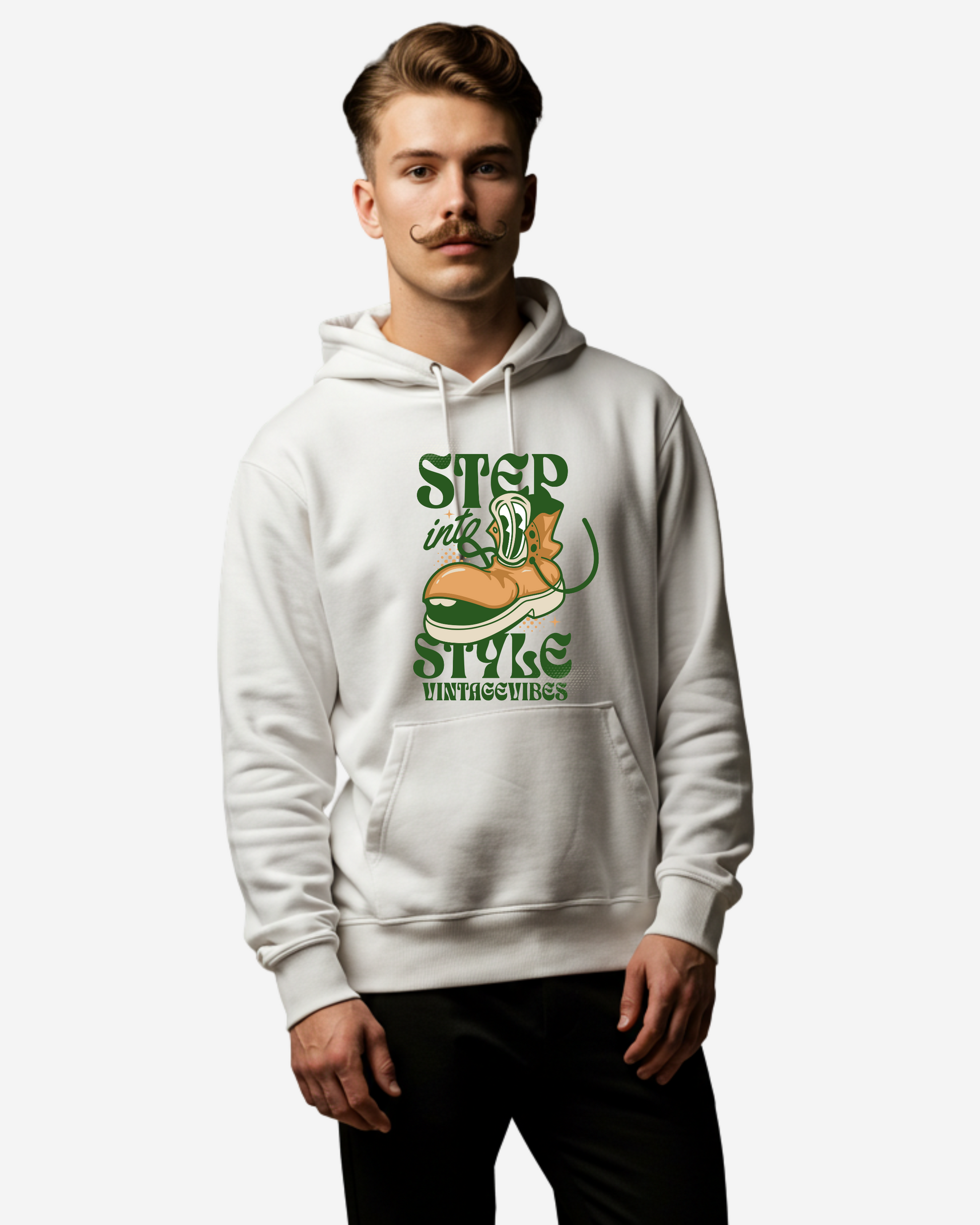 Retro Shoes Men's Oversized Hoodie
