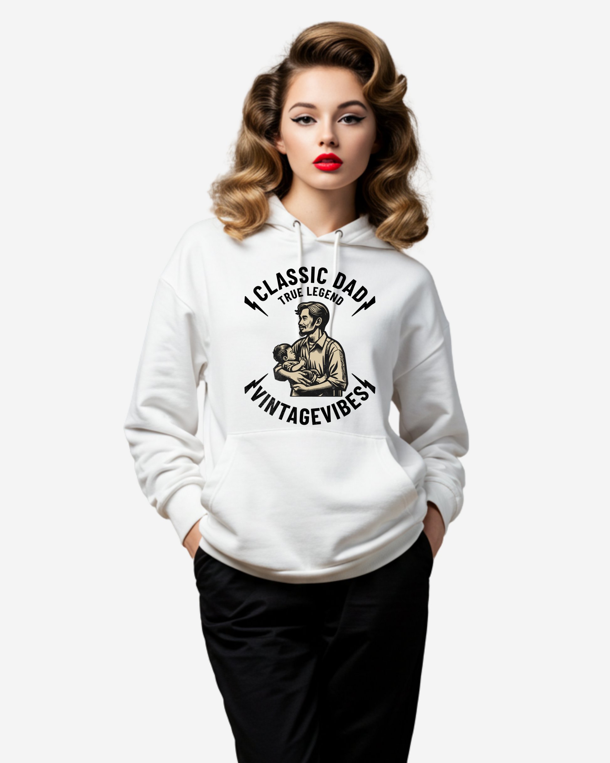 Classic Dad Women's Oversized Hoodie