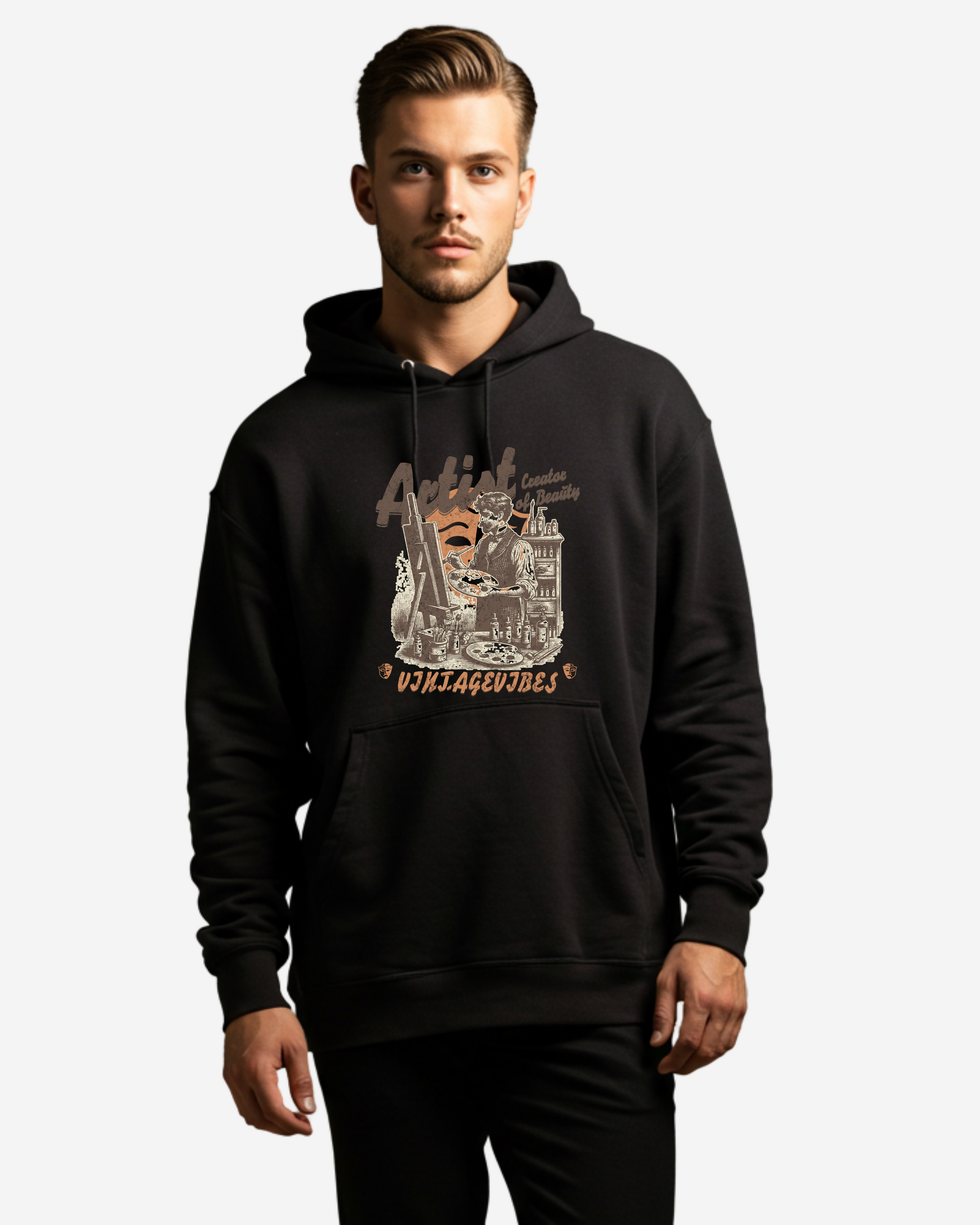 Artist, Creator of Beauty Men's Oversized Hoodie