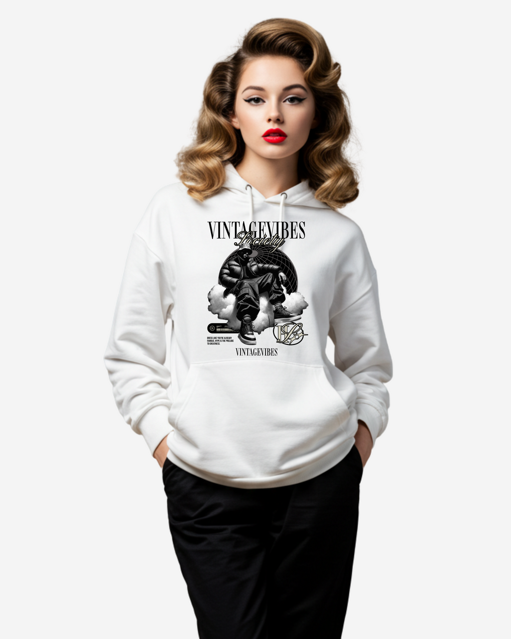 Streetwear Graphic Women's Oversized Hoodie
