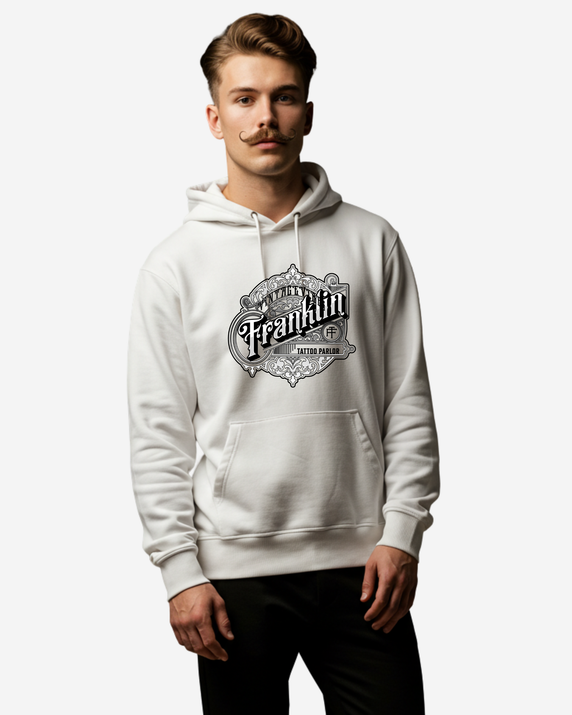 Tattoo Parlor Men's Oversized Hoodie
