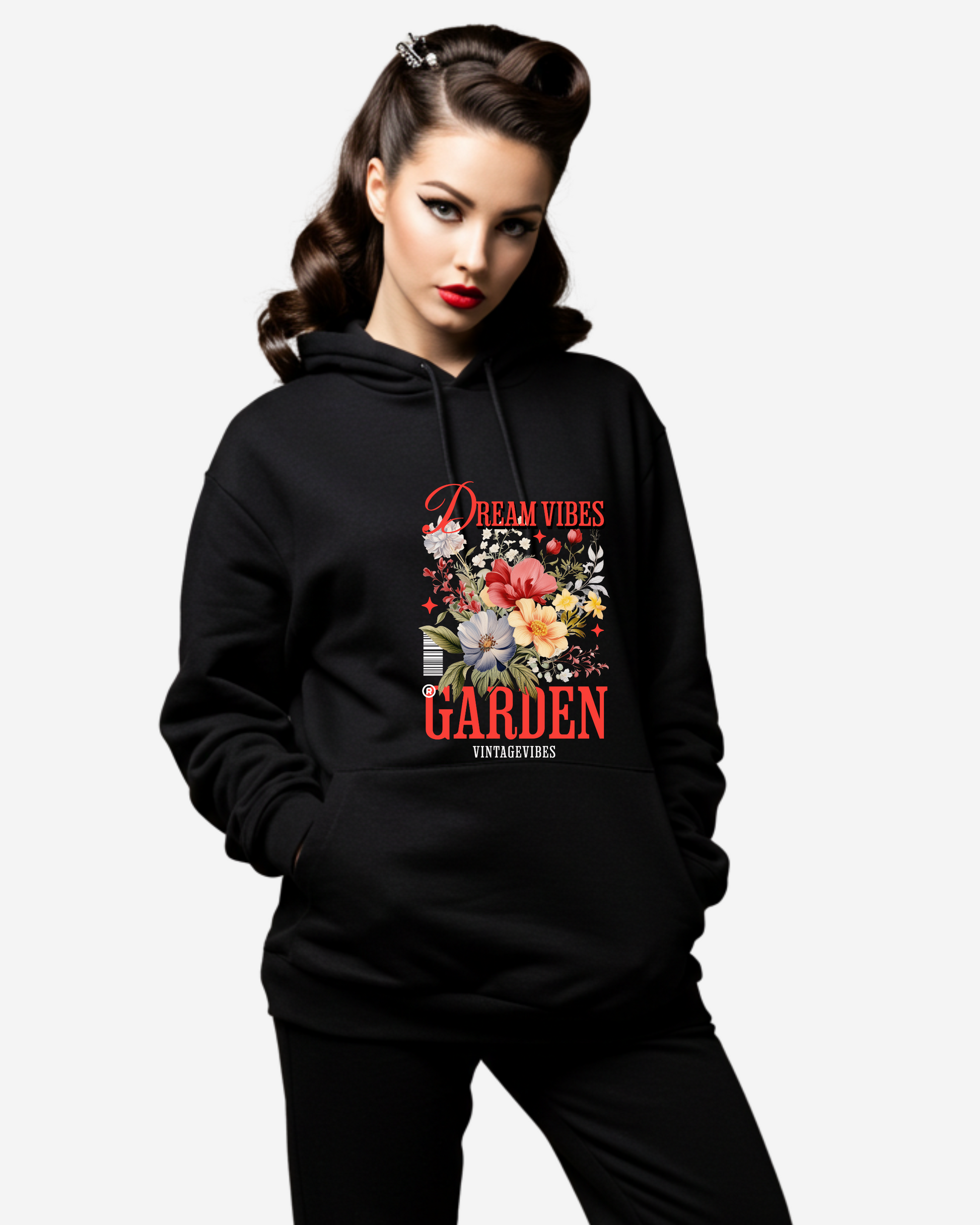 Dream Vibes Garden Women's Oversized Hoodie