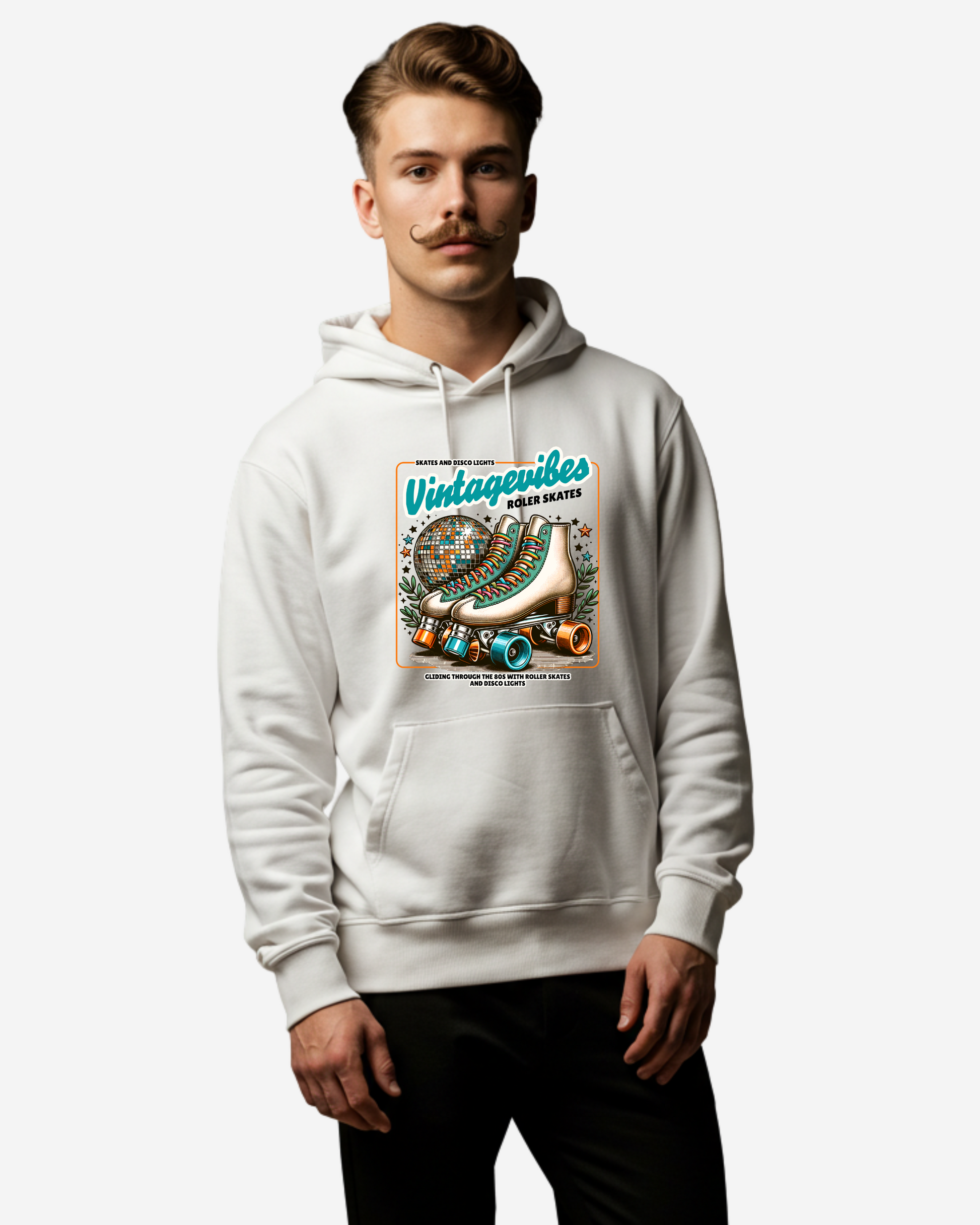 Disco Vibes Men's Oversized Hoodie