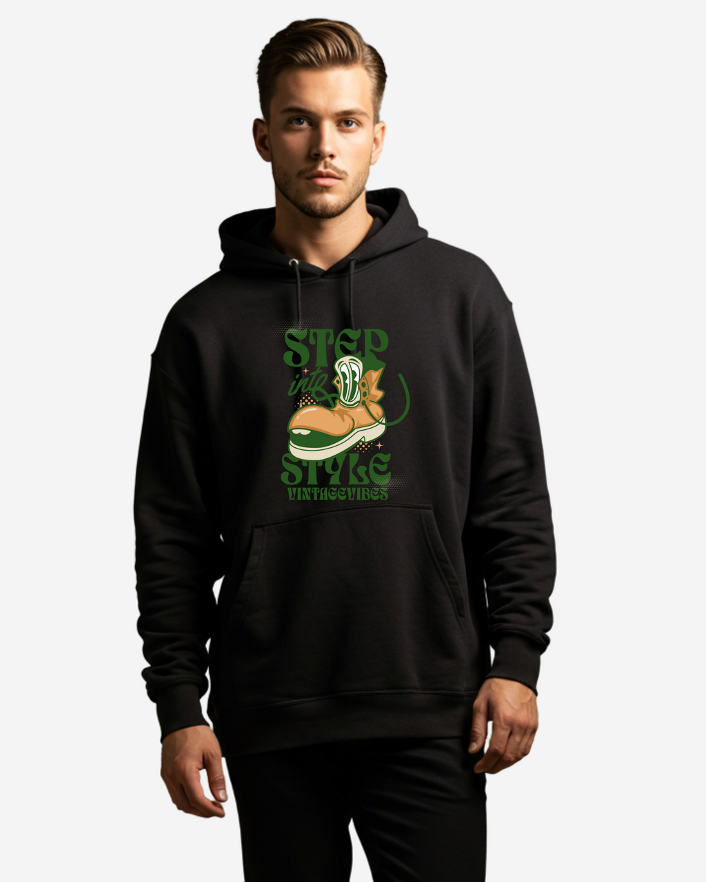 Retro Shoes Men's Oversized Hoodie