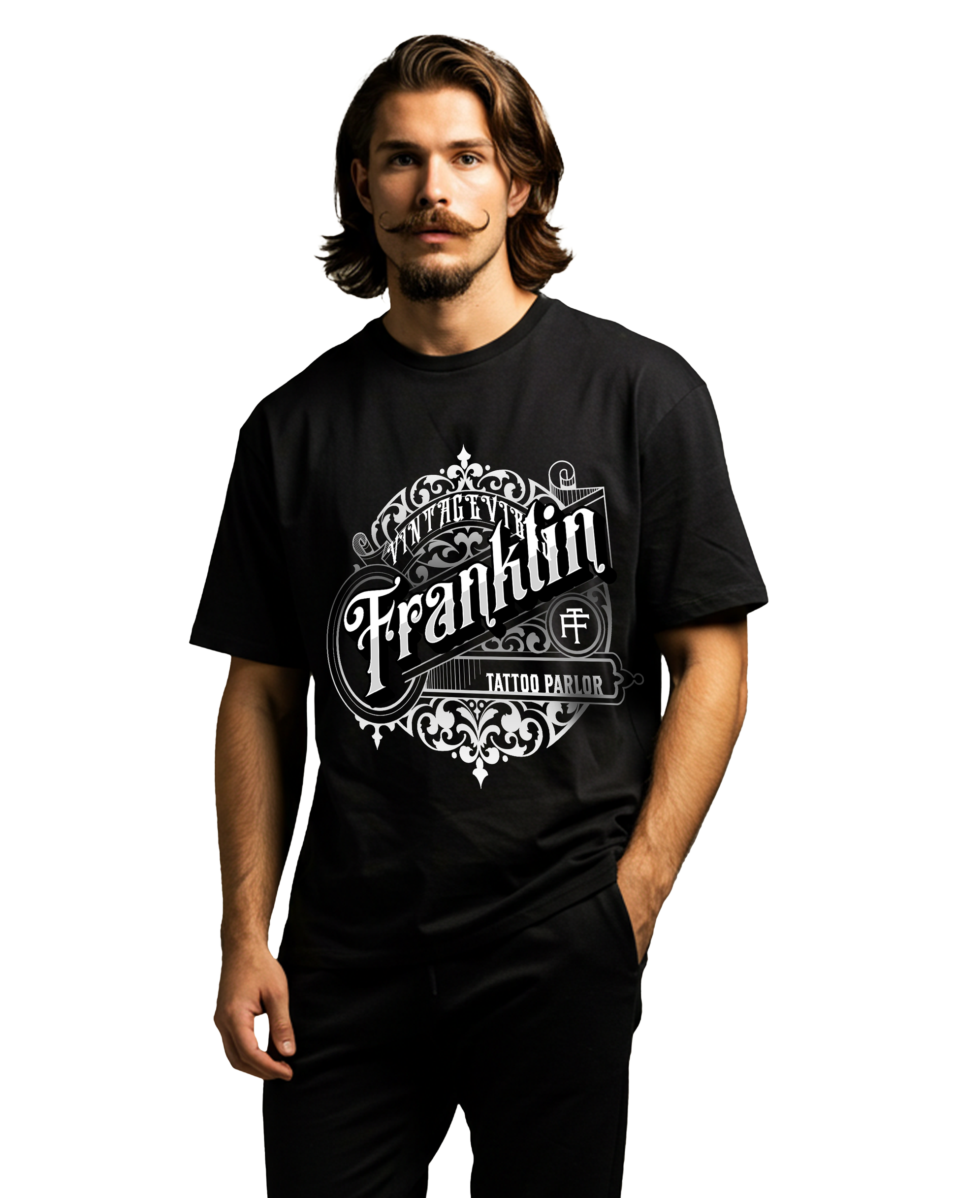 Tattoo Parlor Men's Oversized T-Shirt