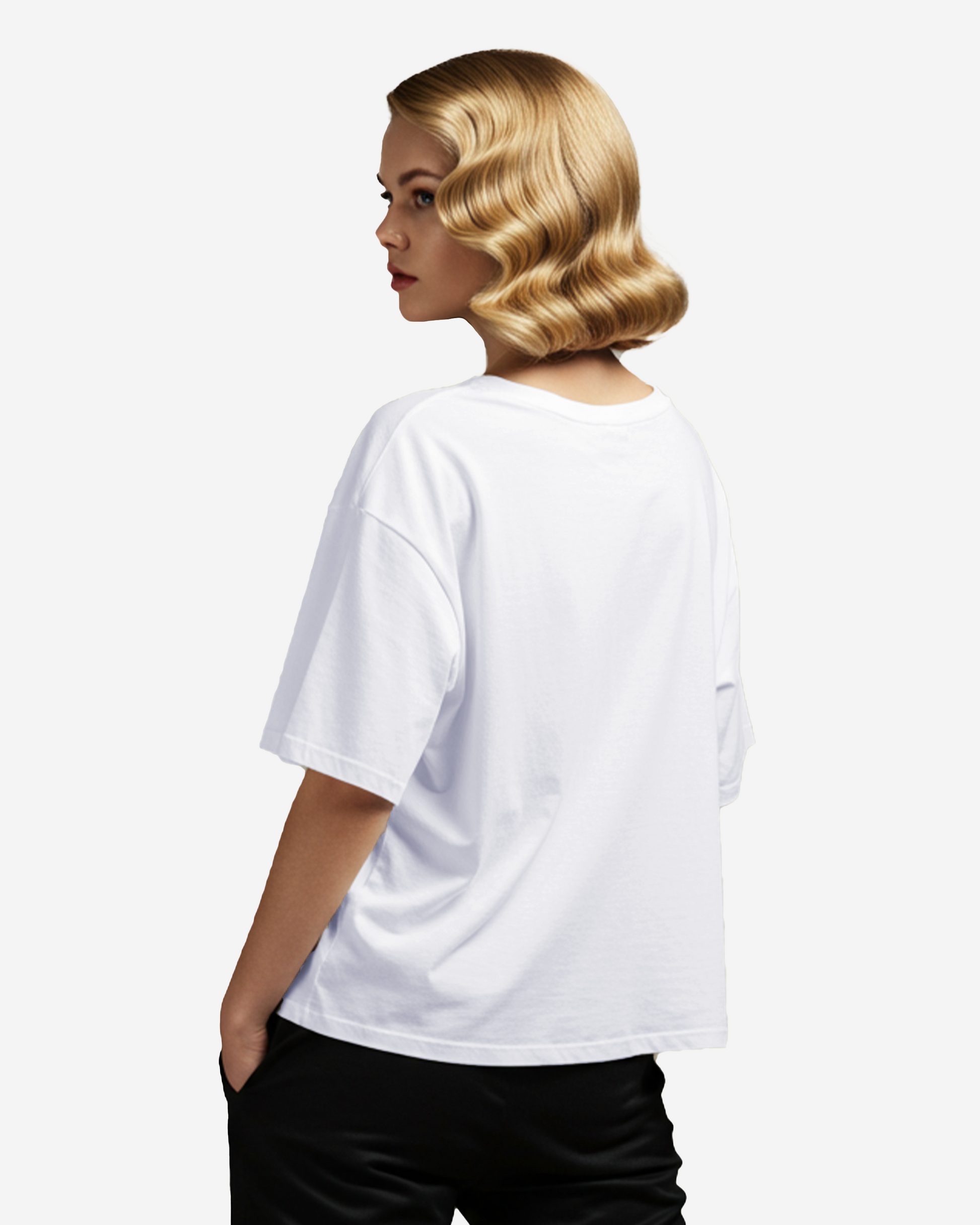 Cassette Tape Retro Rewind Women's Oversized T-Shirt