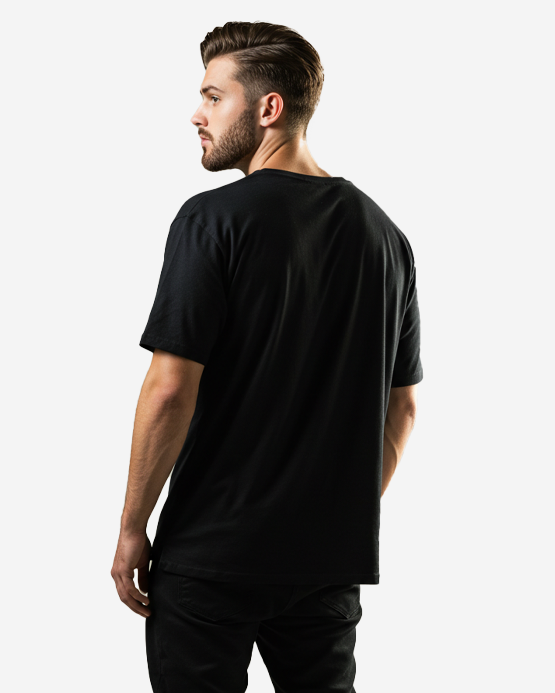 Simple Cute Retro Men's Oversized T-Shirt