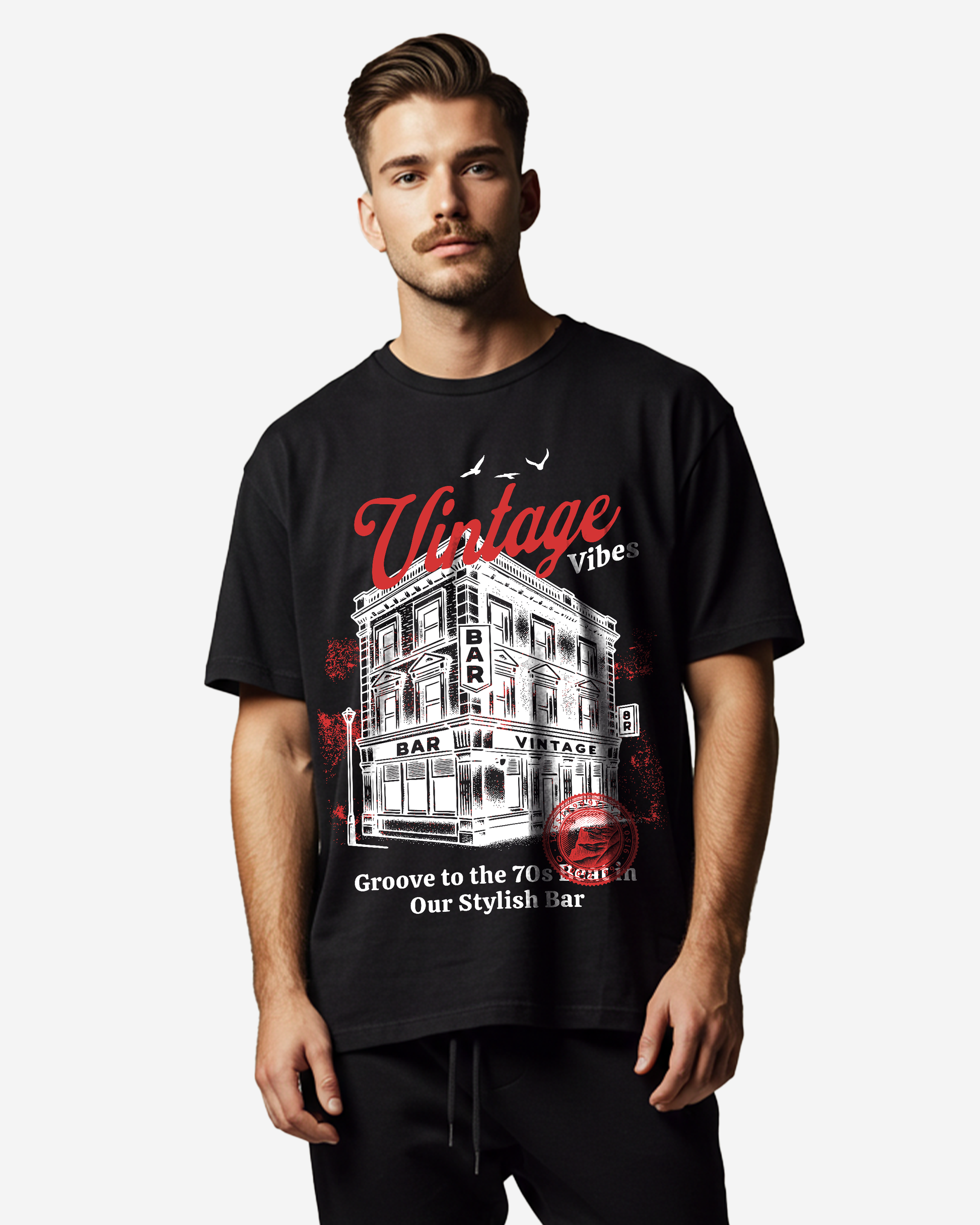 Boogie Wonderland Men's Oversized T-Shirt
