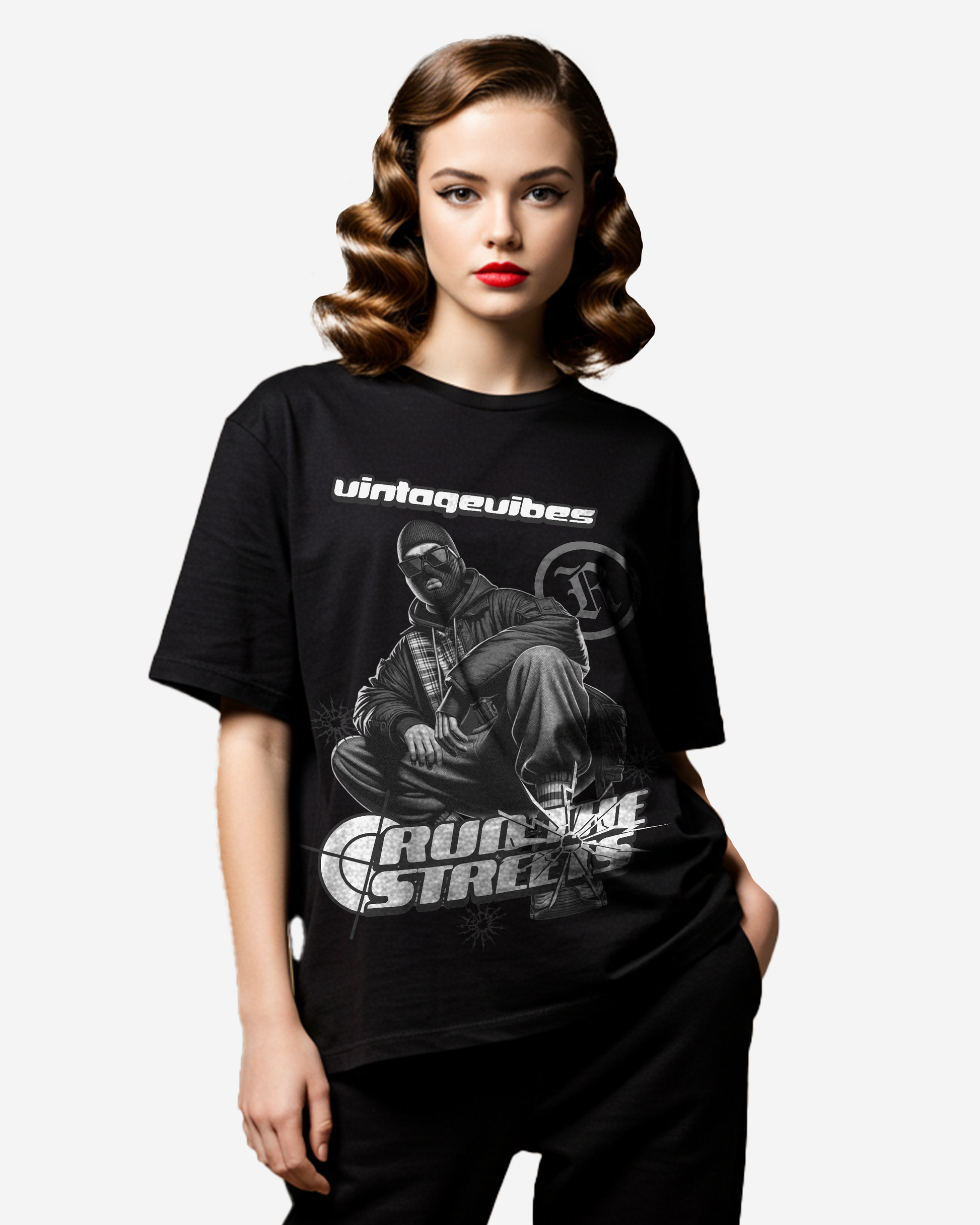Run The Streets Women's Oversized T-Shirt