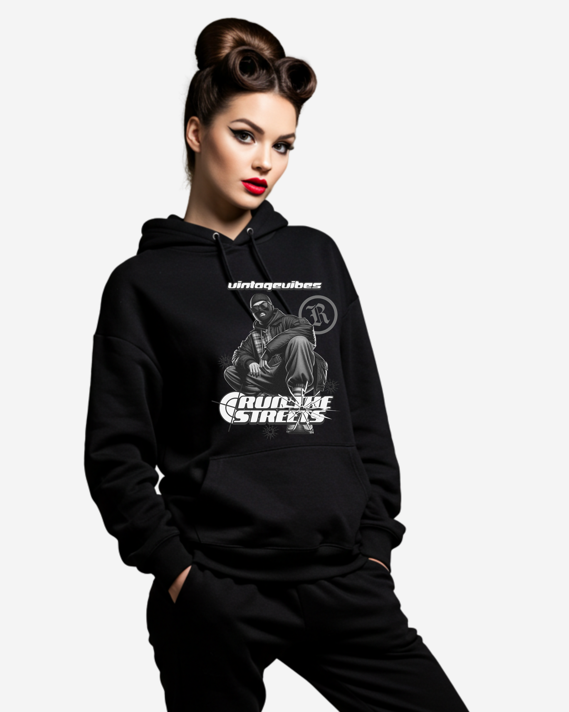 Run The Streets Women's Oversized Hoodie
