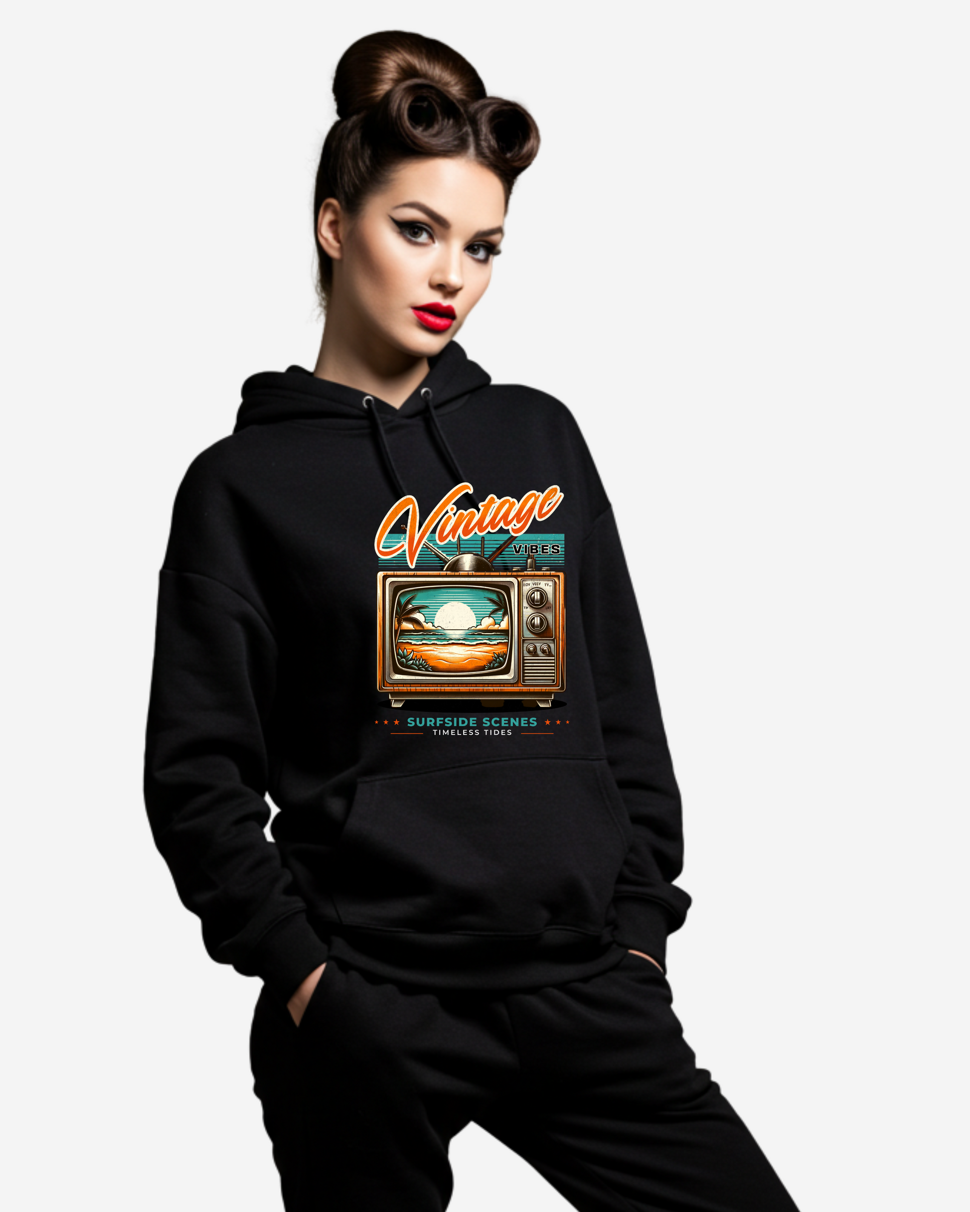 Vintage Vibes Women's Oversized Hoodie