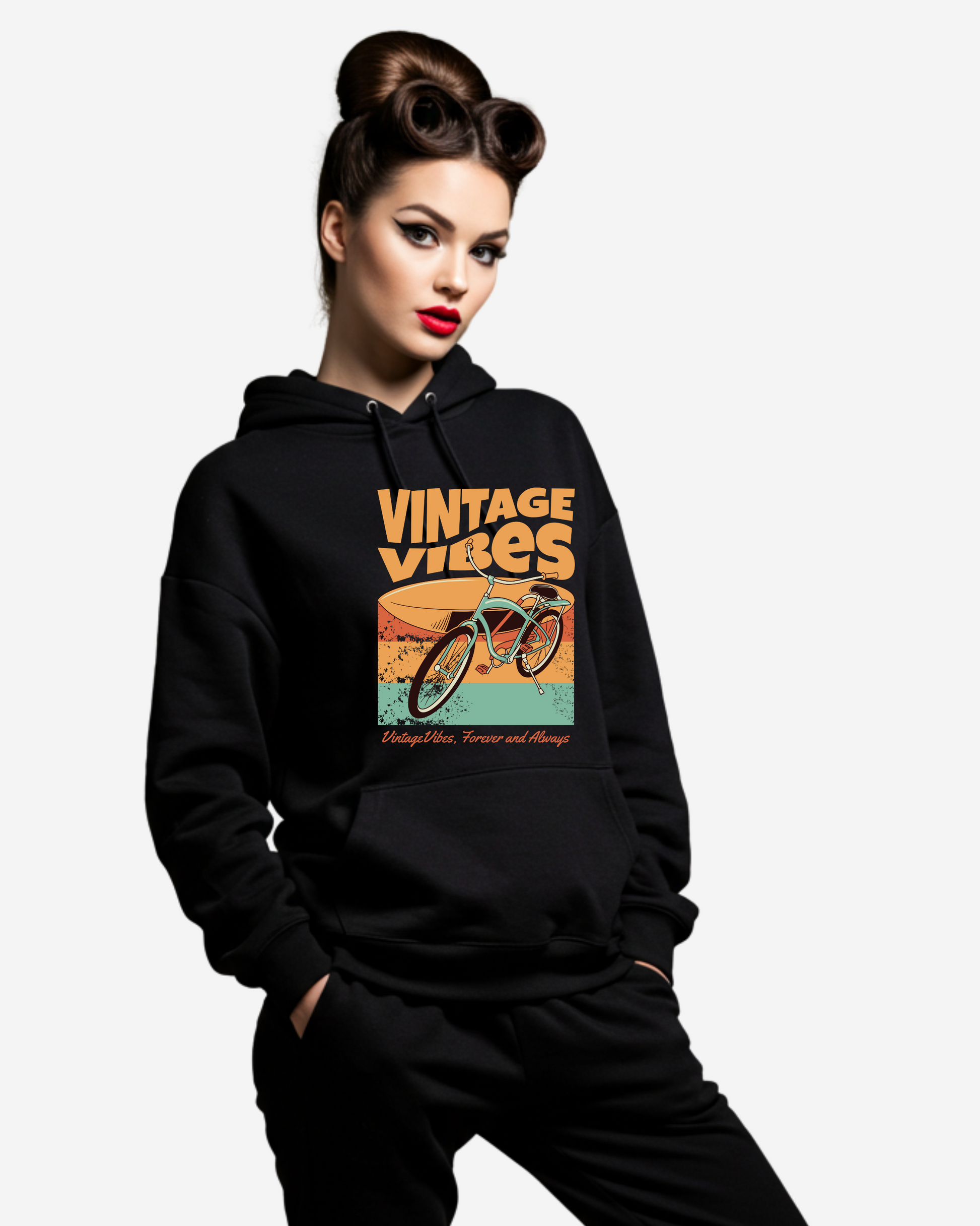 Endless Summer Retro Women's Oversized Hoodie