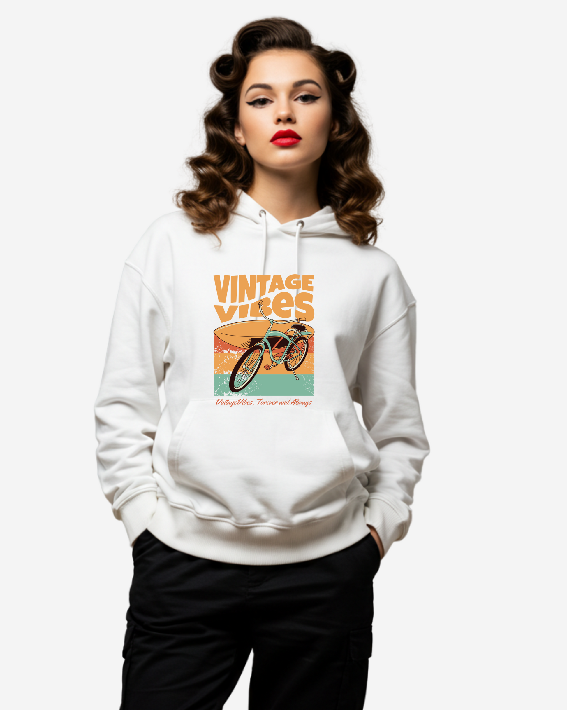 Endless Summer Retro Women's Oversized Hoodie