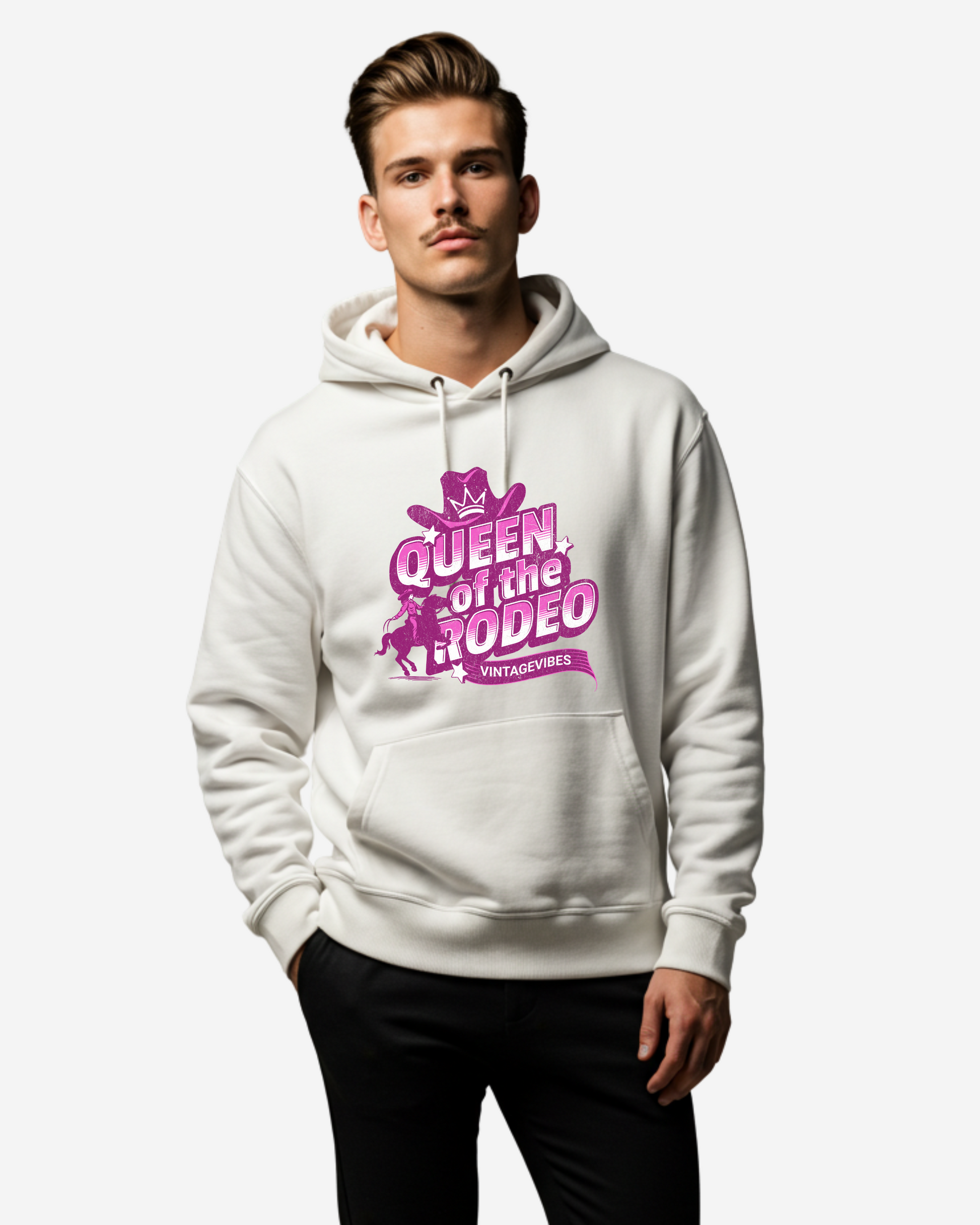 Queen of the Rodeo Men's Oversized Hoodie