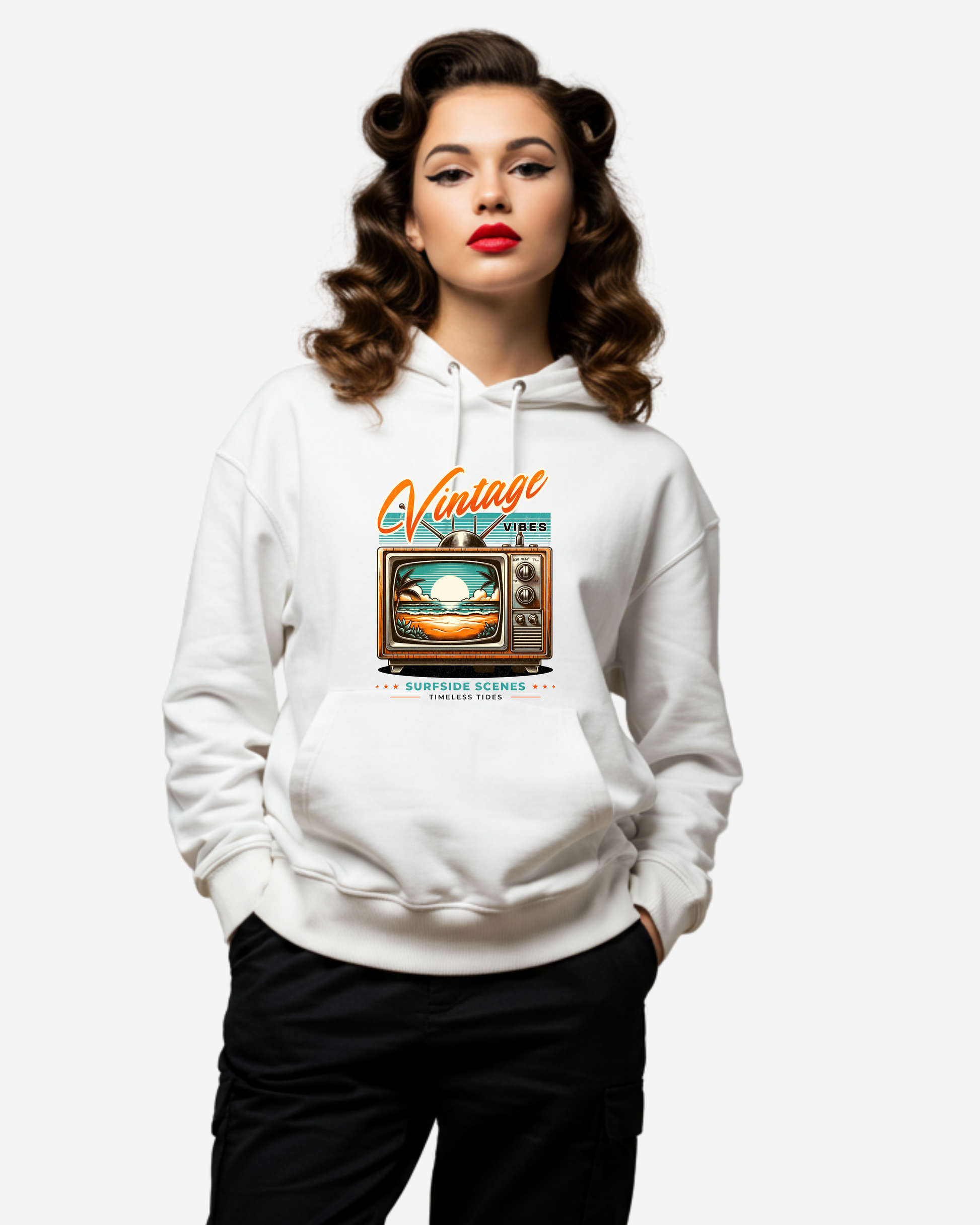 Vintage Vibes Women's Oversized Hoodie