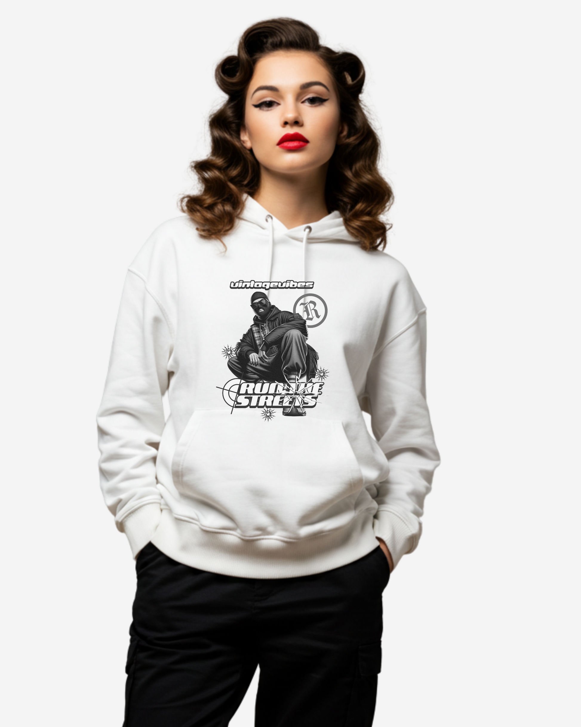 Run The Streets Women's Oversized Hoodie
