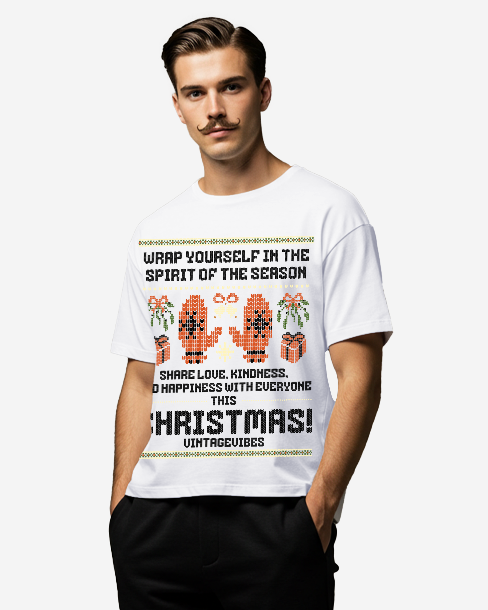 Wrap Yourself Men's Oversized T-Shirt