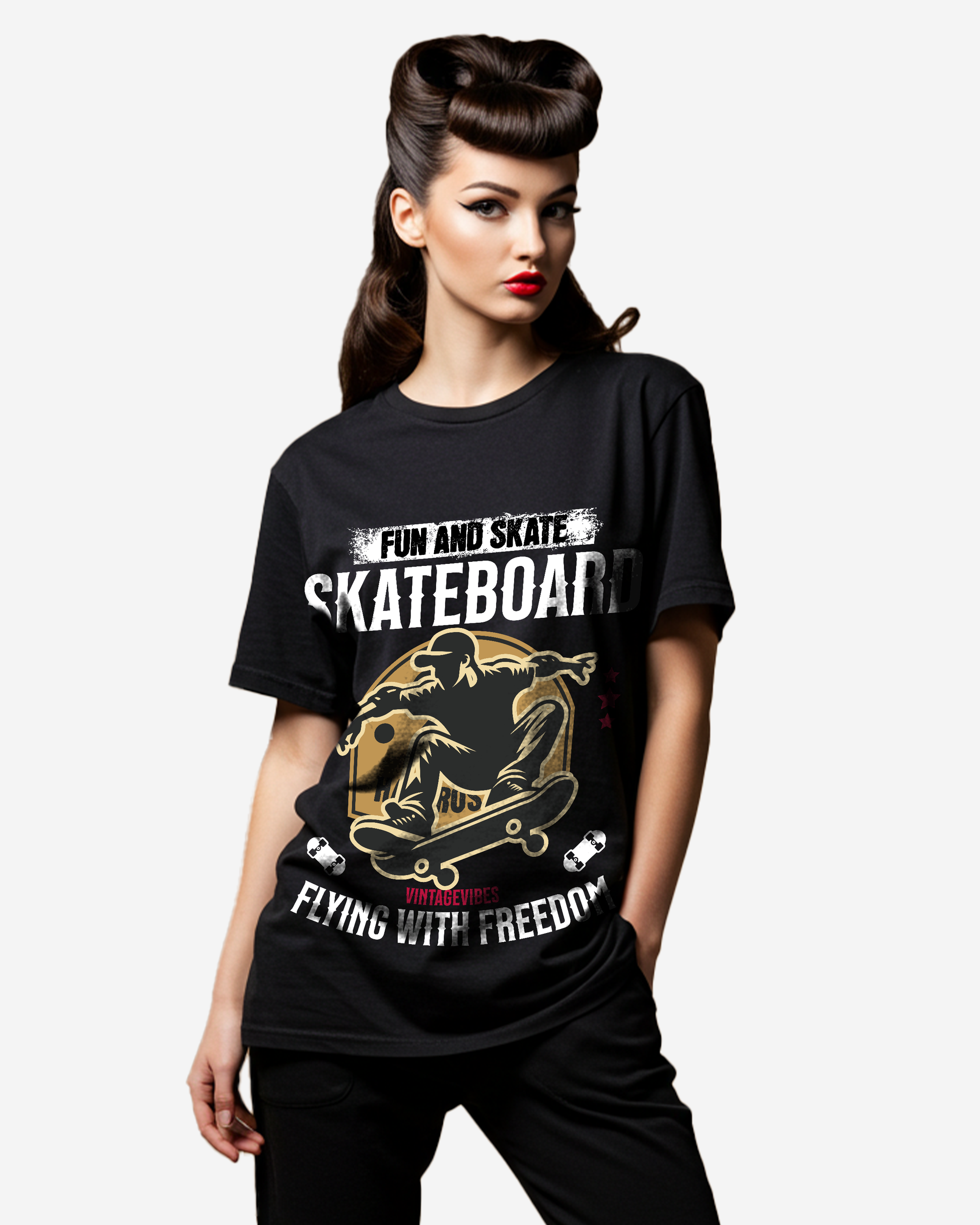 Skateboard Women's Oversized T-Shirt