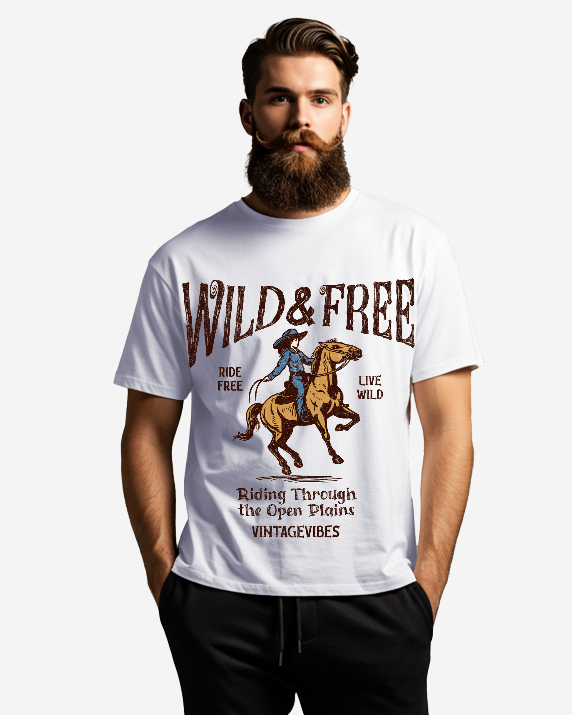 Wild & Free Men's Oversized T-Shirt