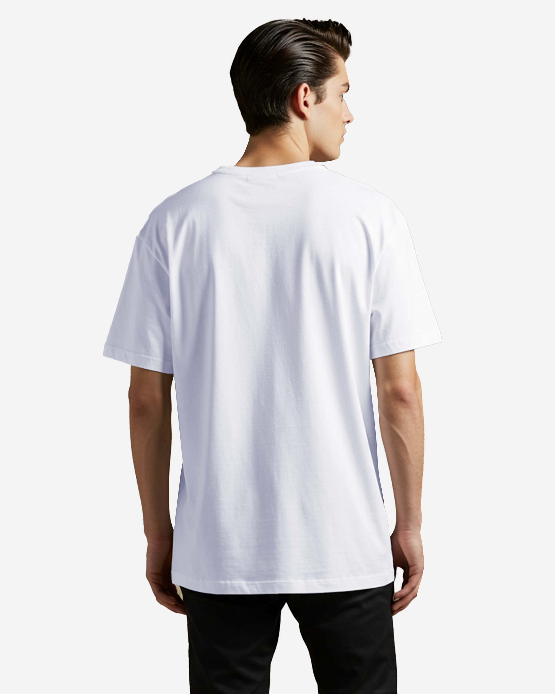 Simple Cute Retro Men's Oversized T-Shirt