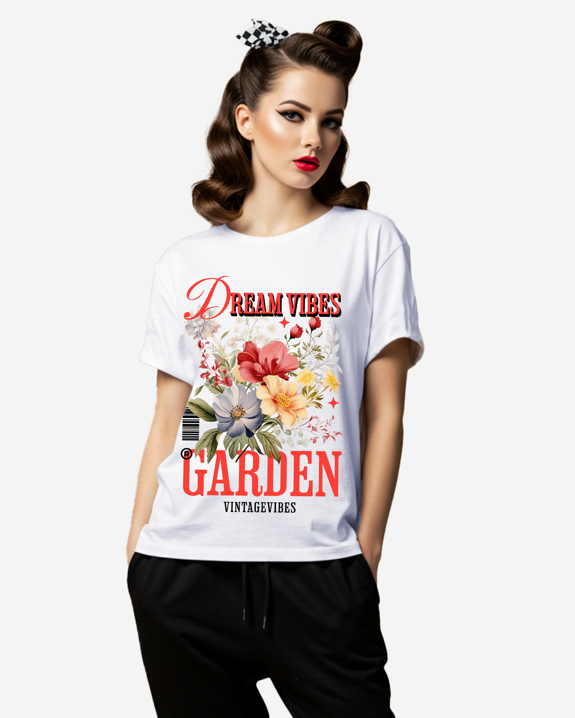 Dream Vibes Garden Women's Oversized T-Shirt