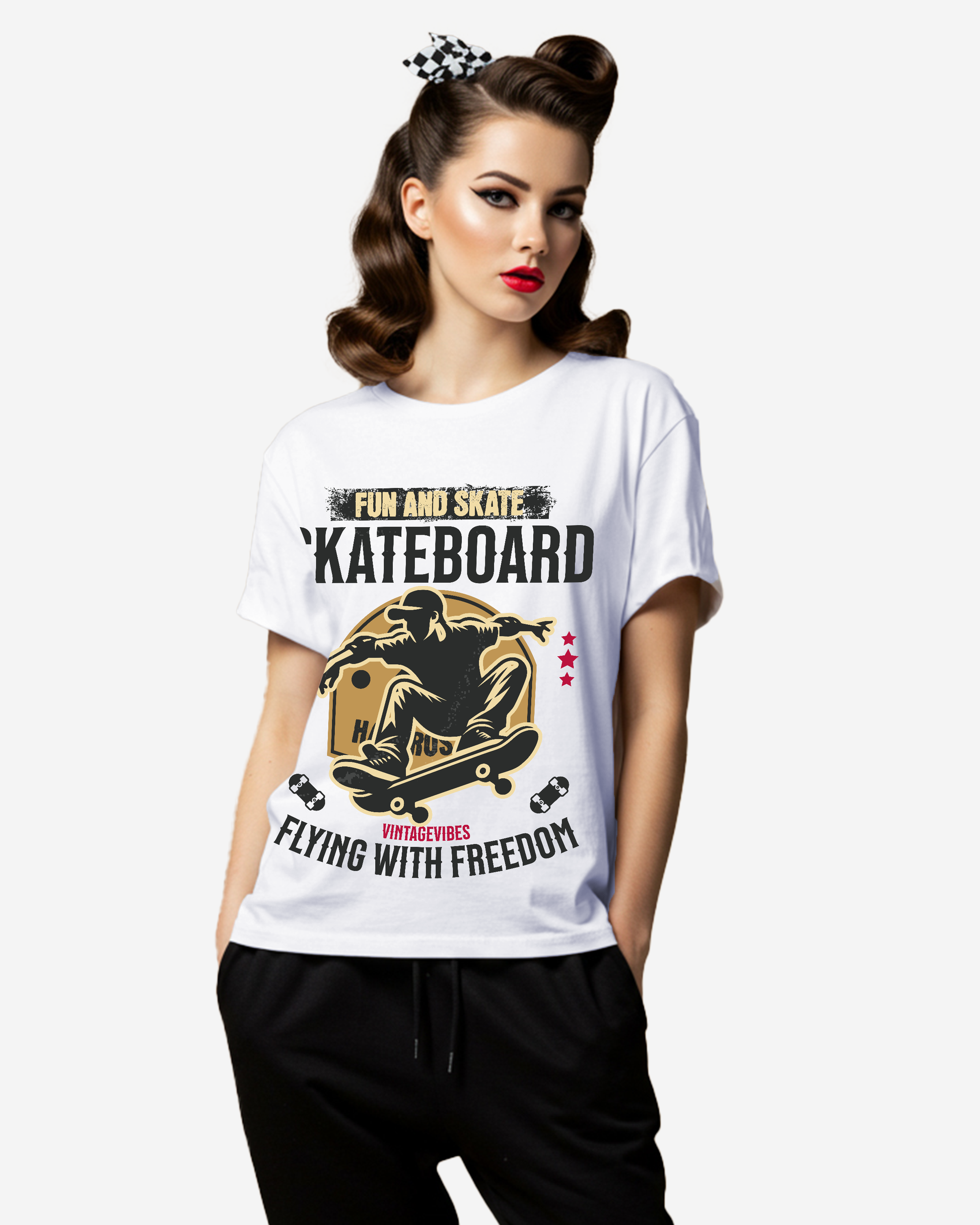 Skateboard Women's Oversized T-Shirt
