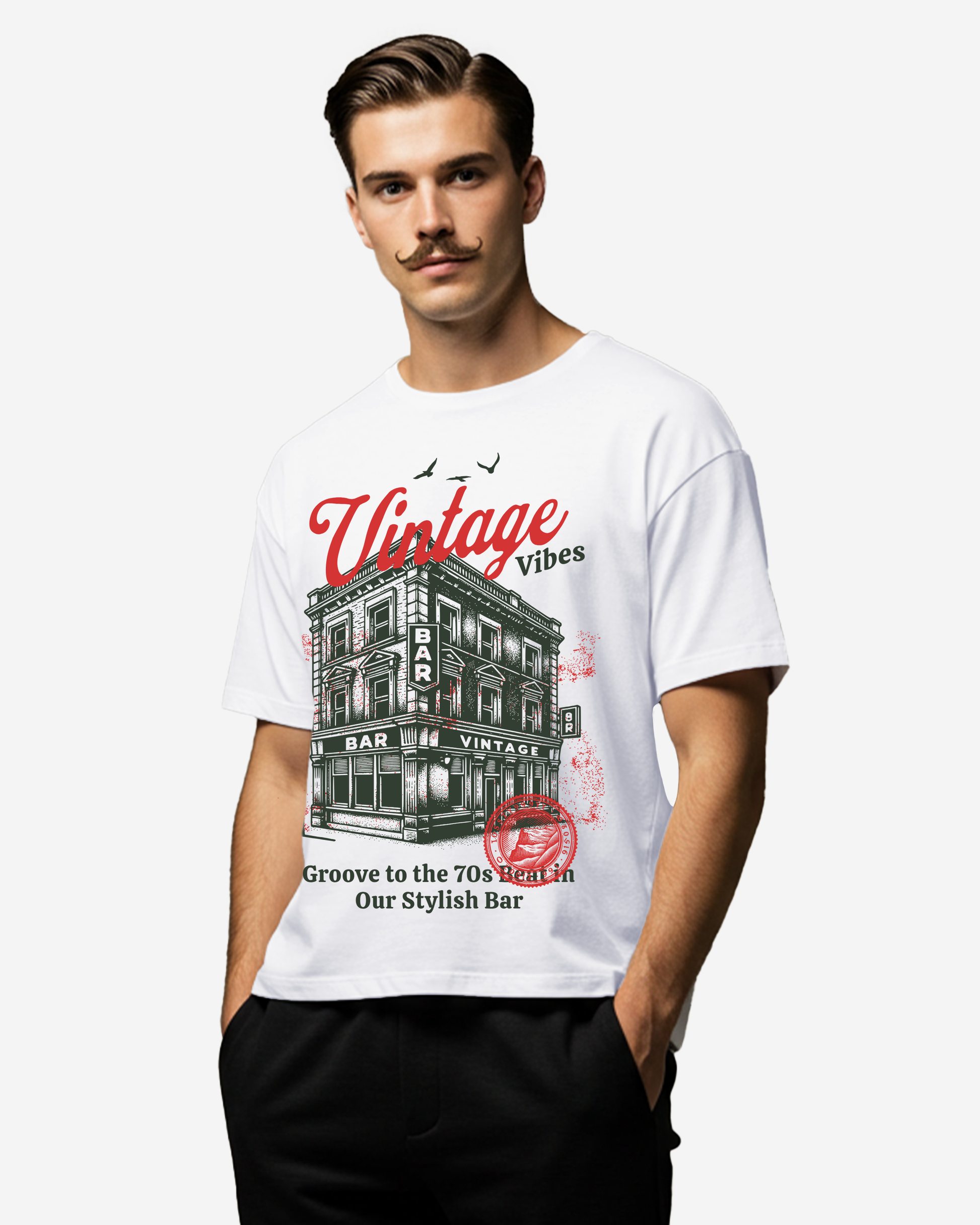 Boogie Wonderland Men's Oversized T-Shirt