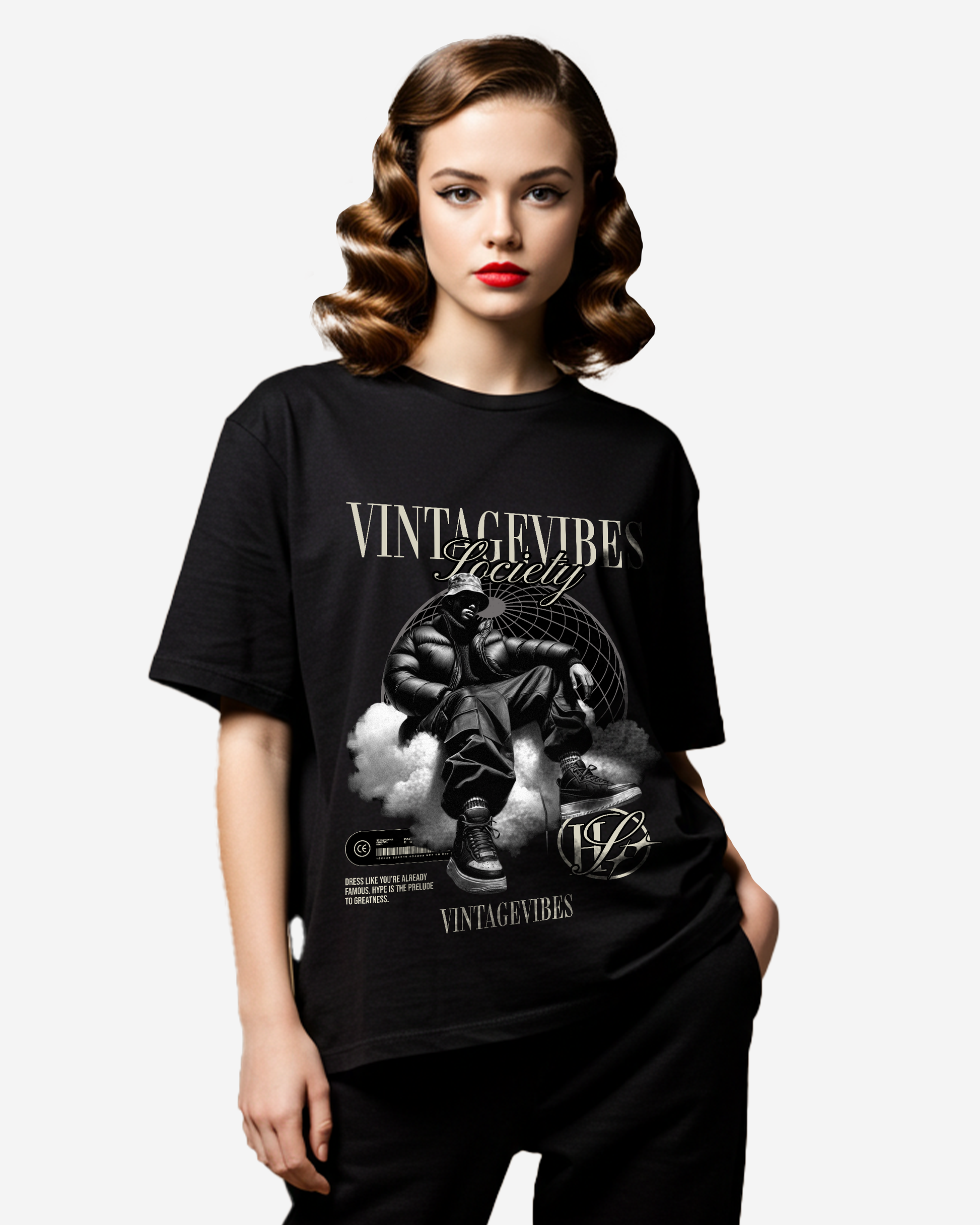 Streetwear Graphic Women's Oversized T-Shirt