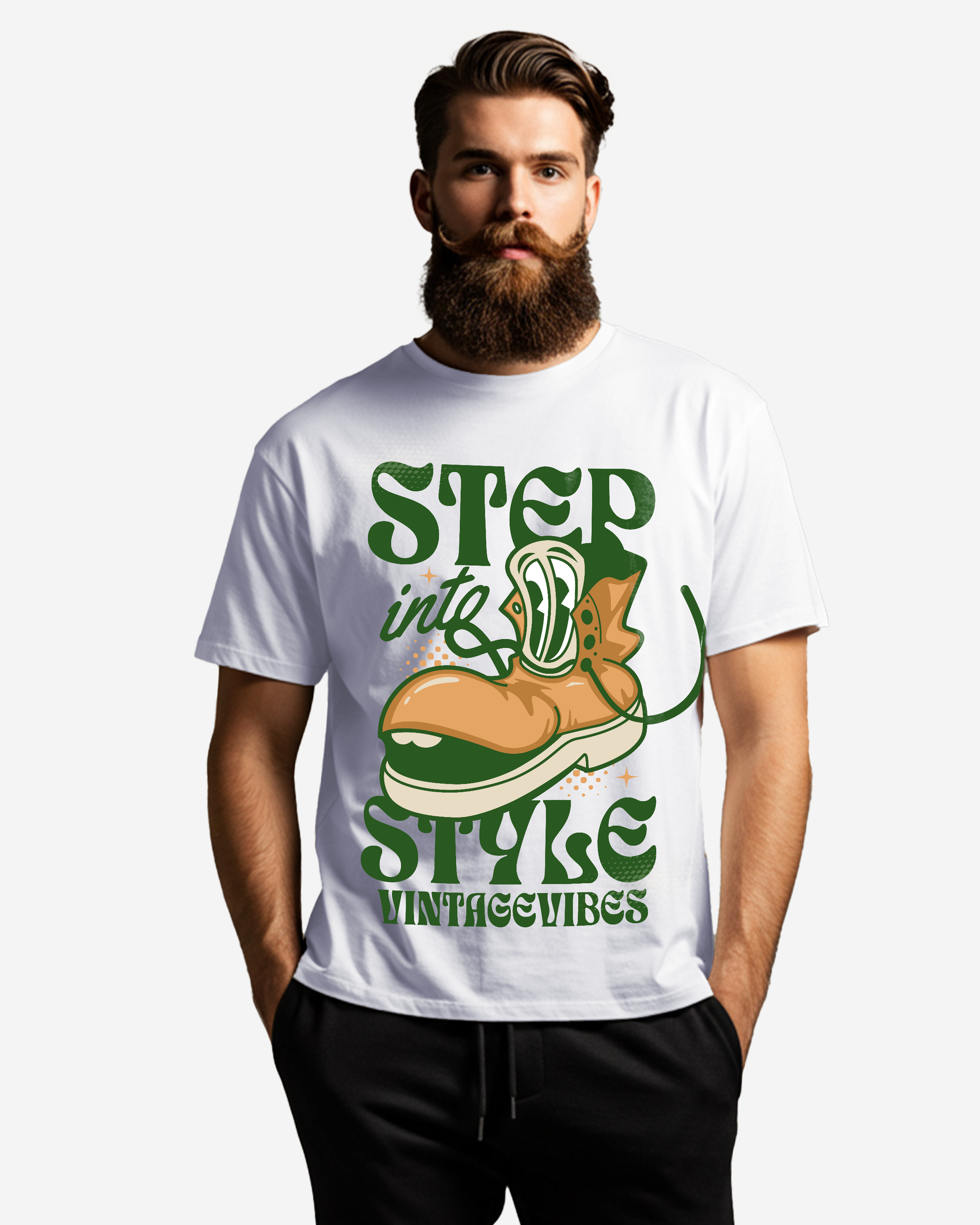Retro Shoes Men's Oversized T-Shirt