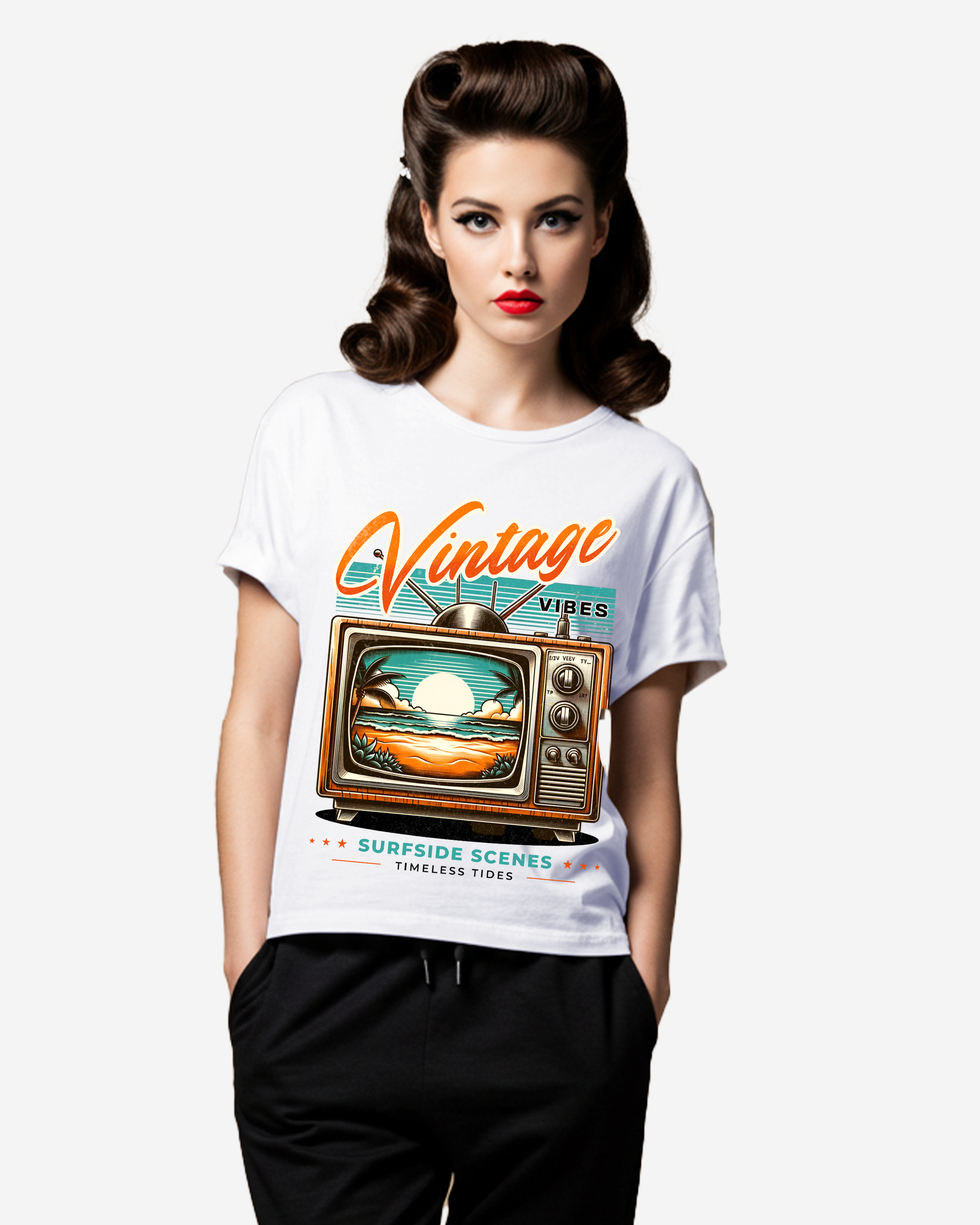 Vintage Vibes Women's Oversized T-Shirt