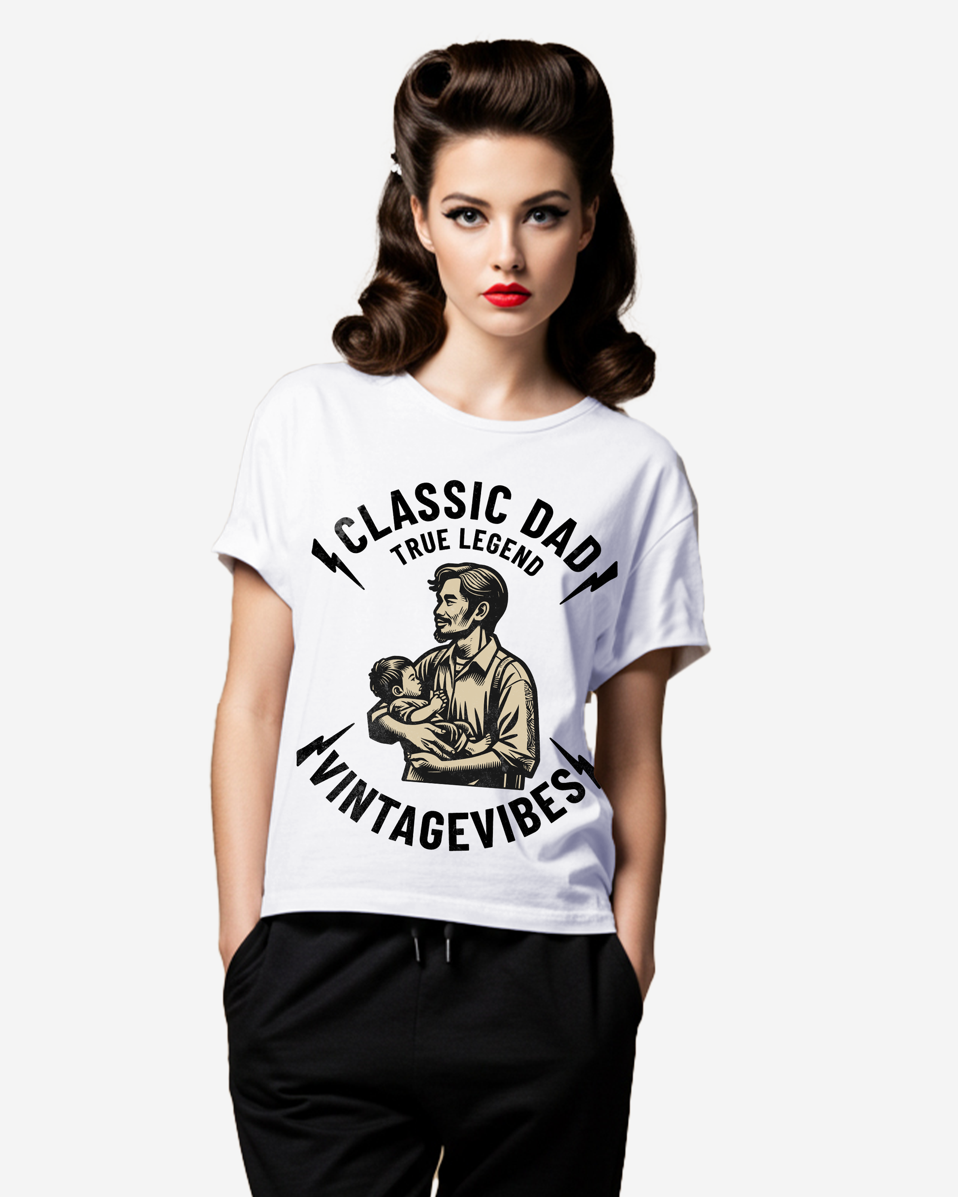 Classic Dad Women's Oversized T-Shirt