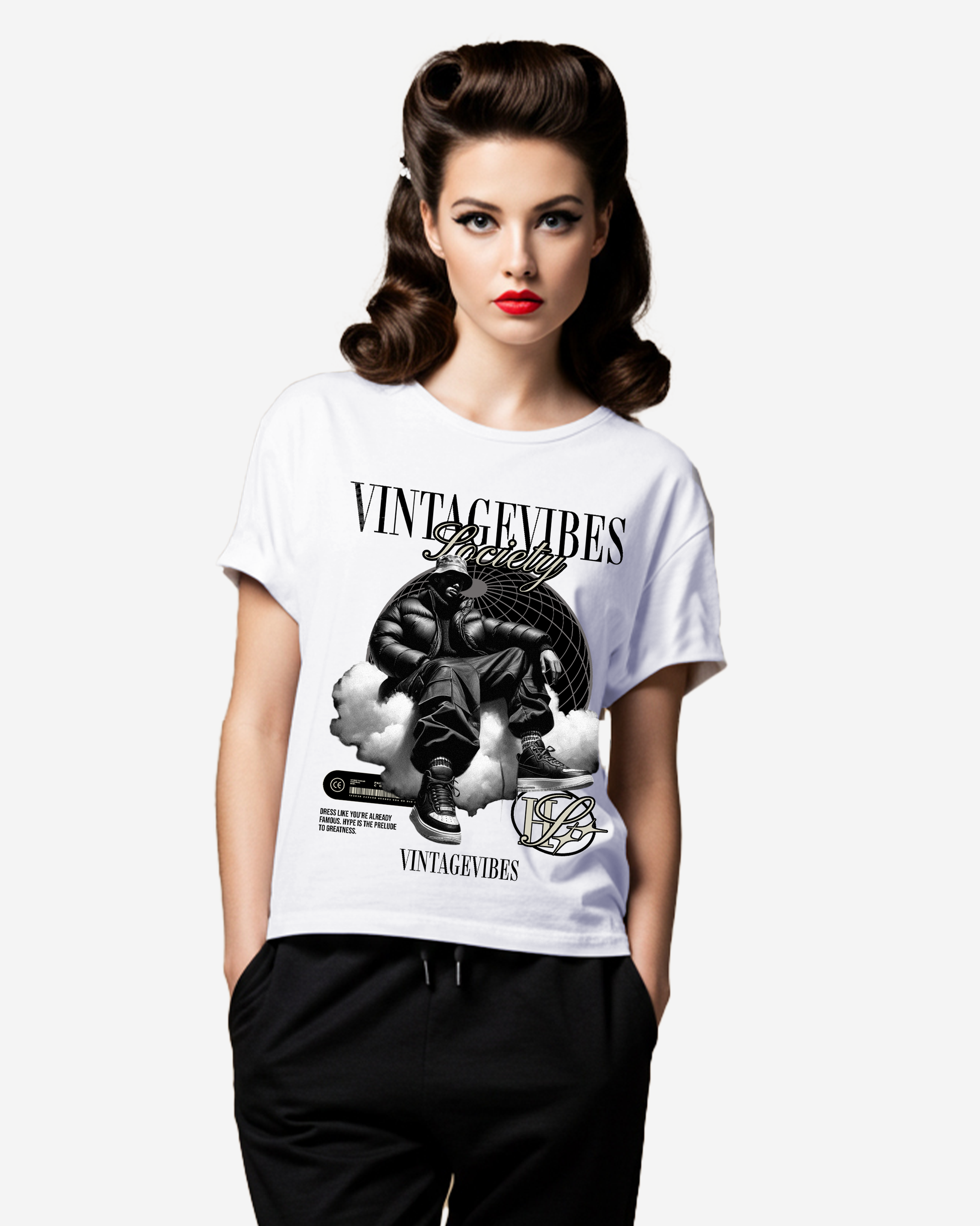 Streetwear Graphic Women's Oversized T-Shirt