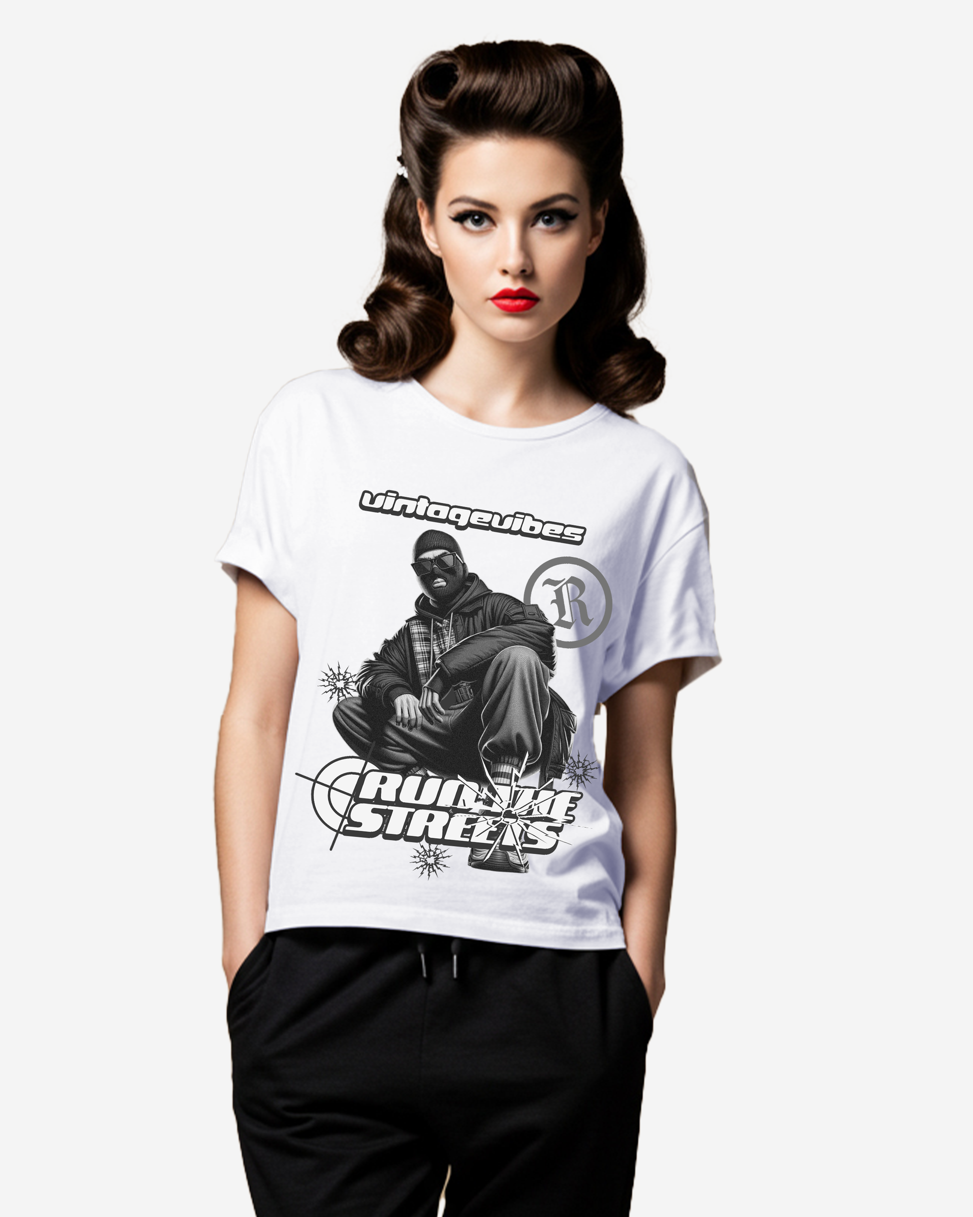 Run The Streets Women's Oversized T-Shirt
