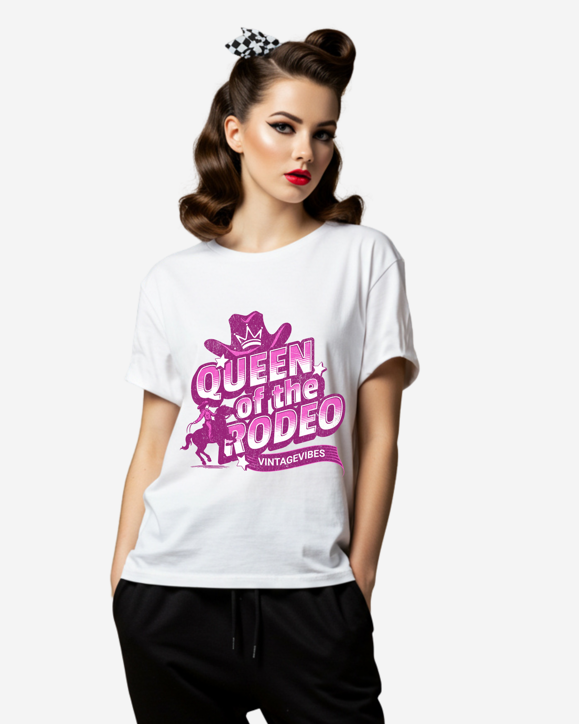 Queen Of The Rodeo Women's Oversized T-Shirt